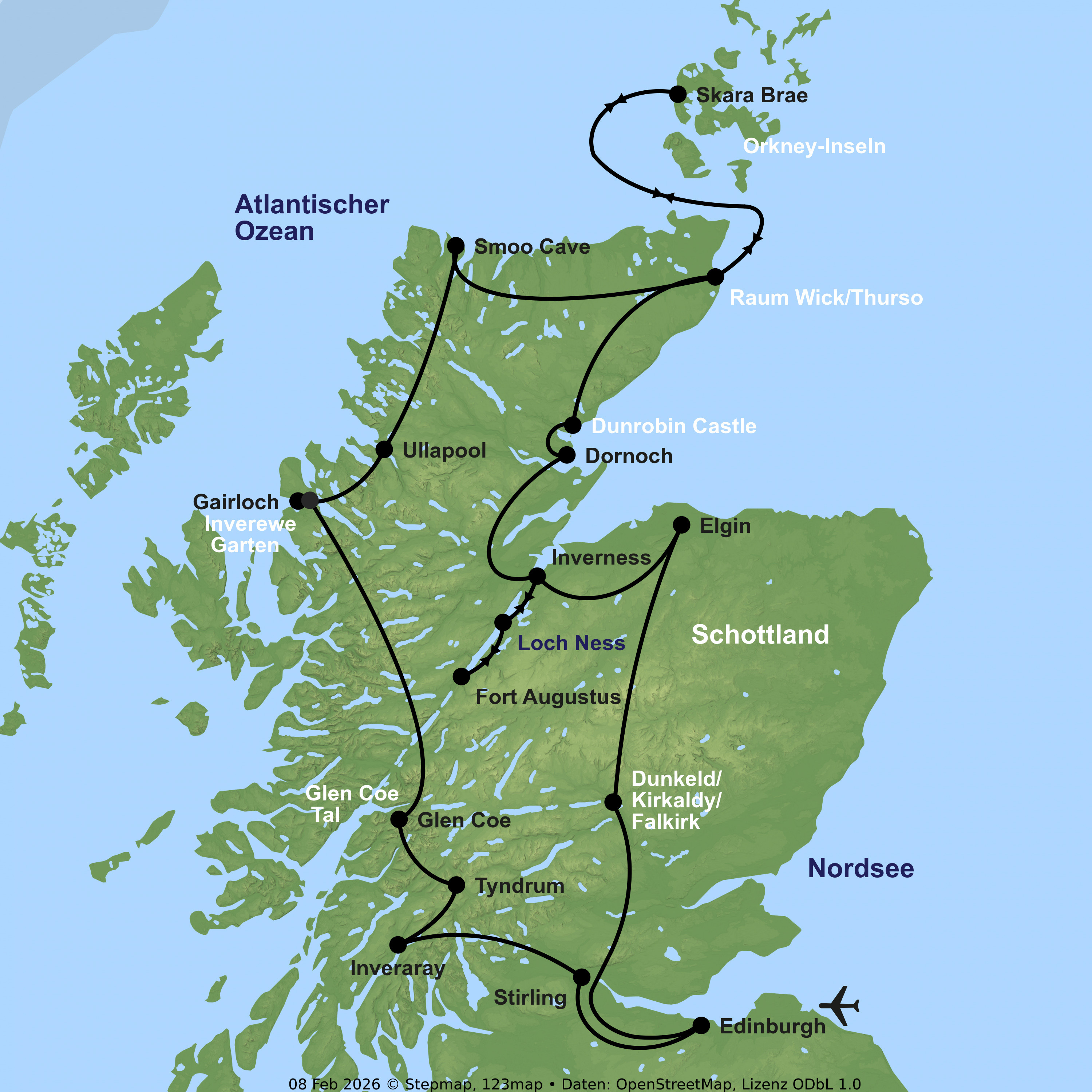Burgen, Highlands & Mythen erleben