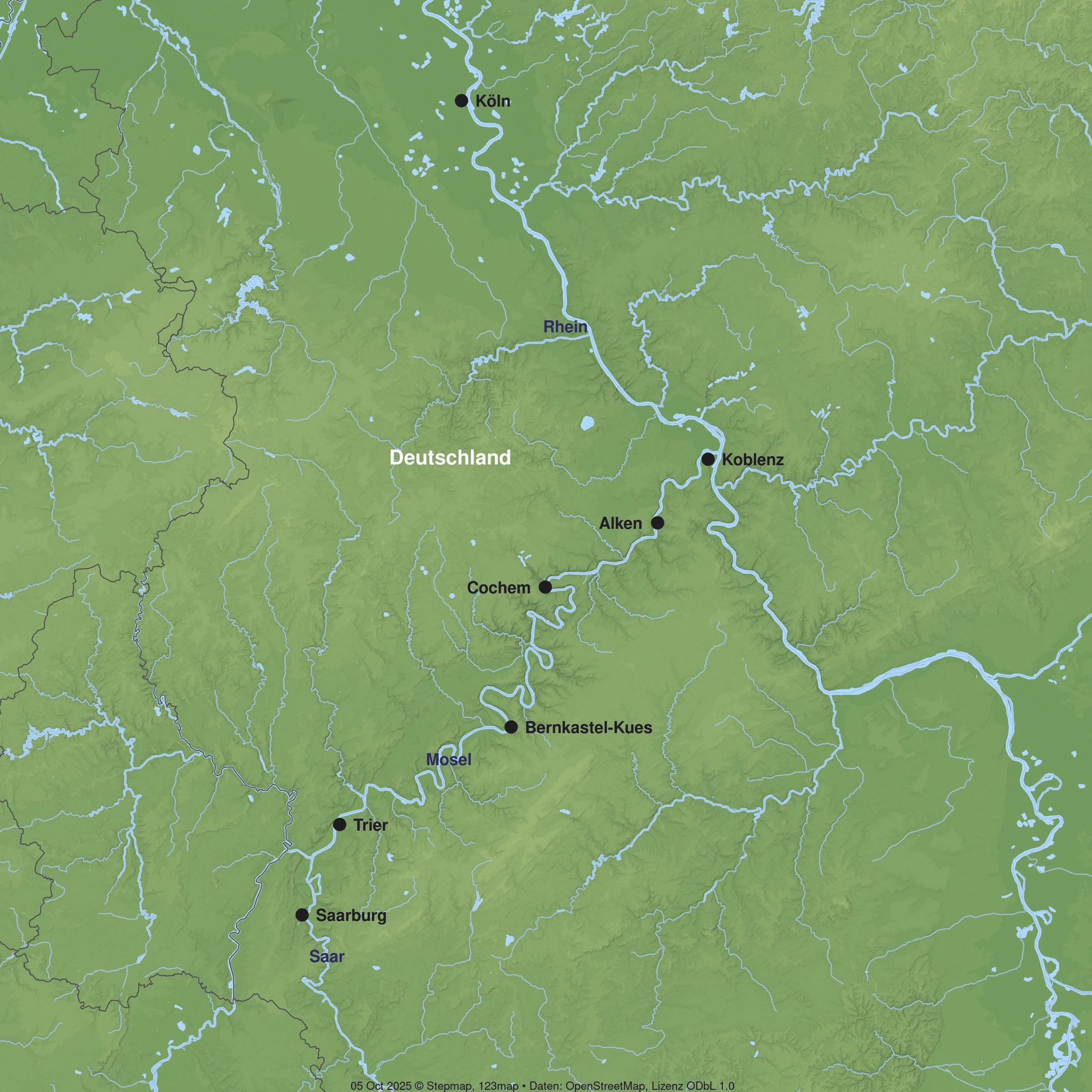 Flusskreuzfahrt mit MS COMPASS OPERA ab/an Köln