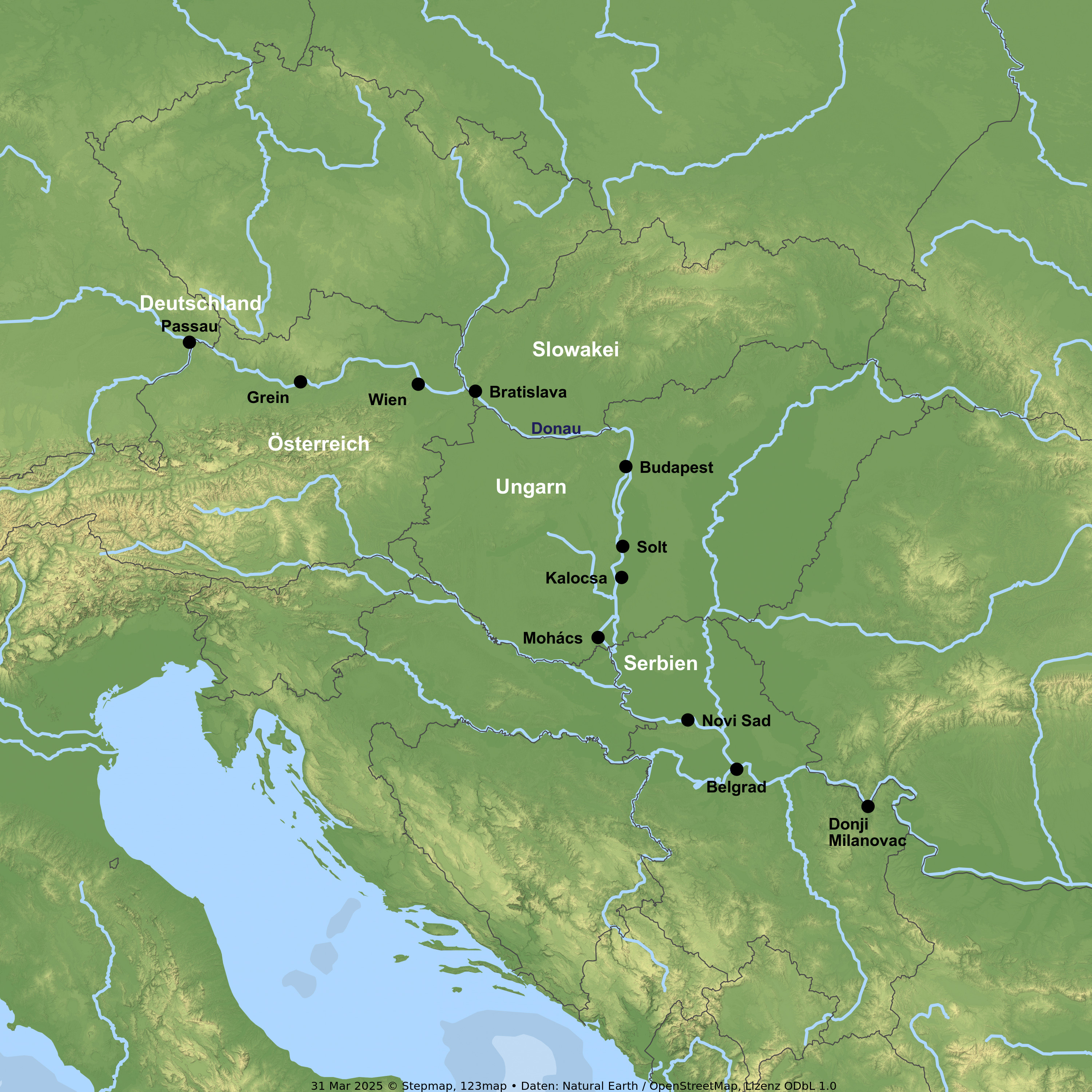 Flusskreuzfahrt mit DCS Amethyst 1 ab/an Passau inkl. Vorübernachtung