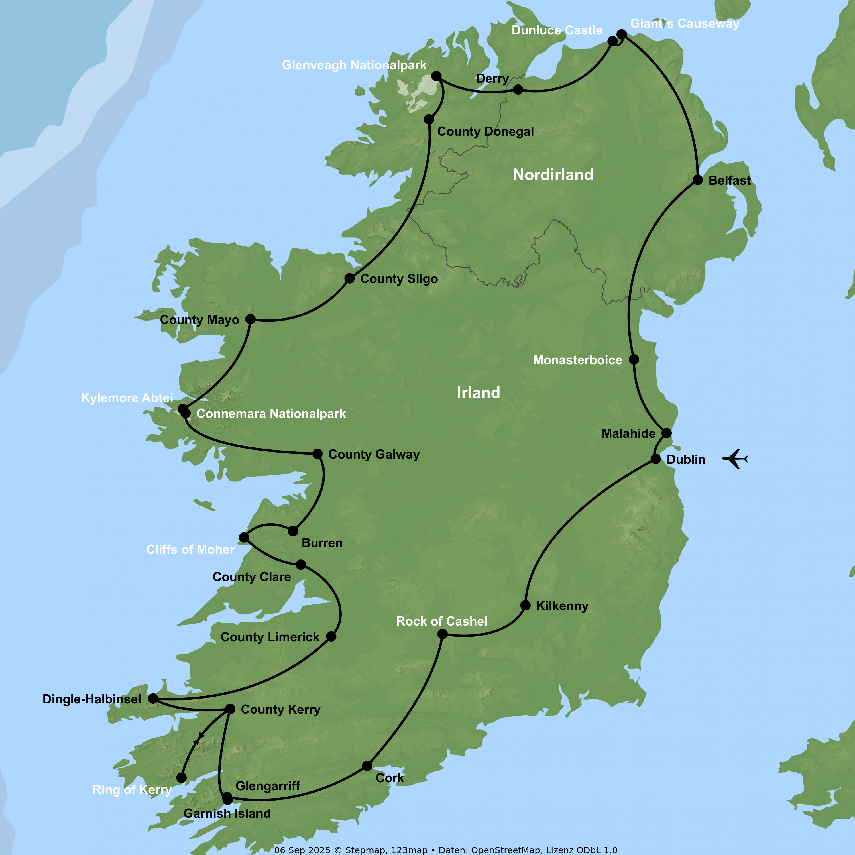 Naturwunder und Legenden zwischen Dublin und Belfast