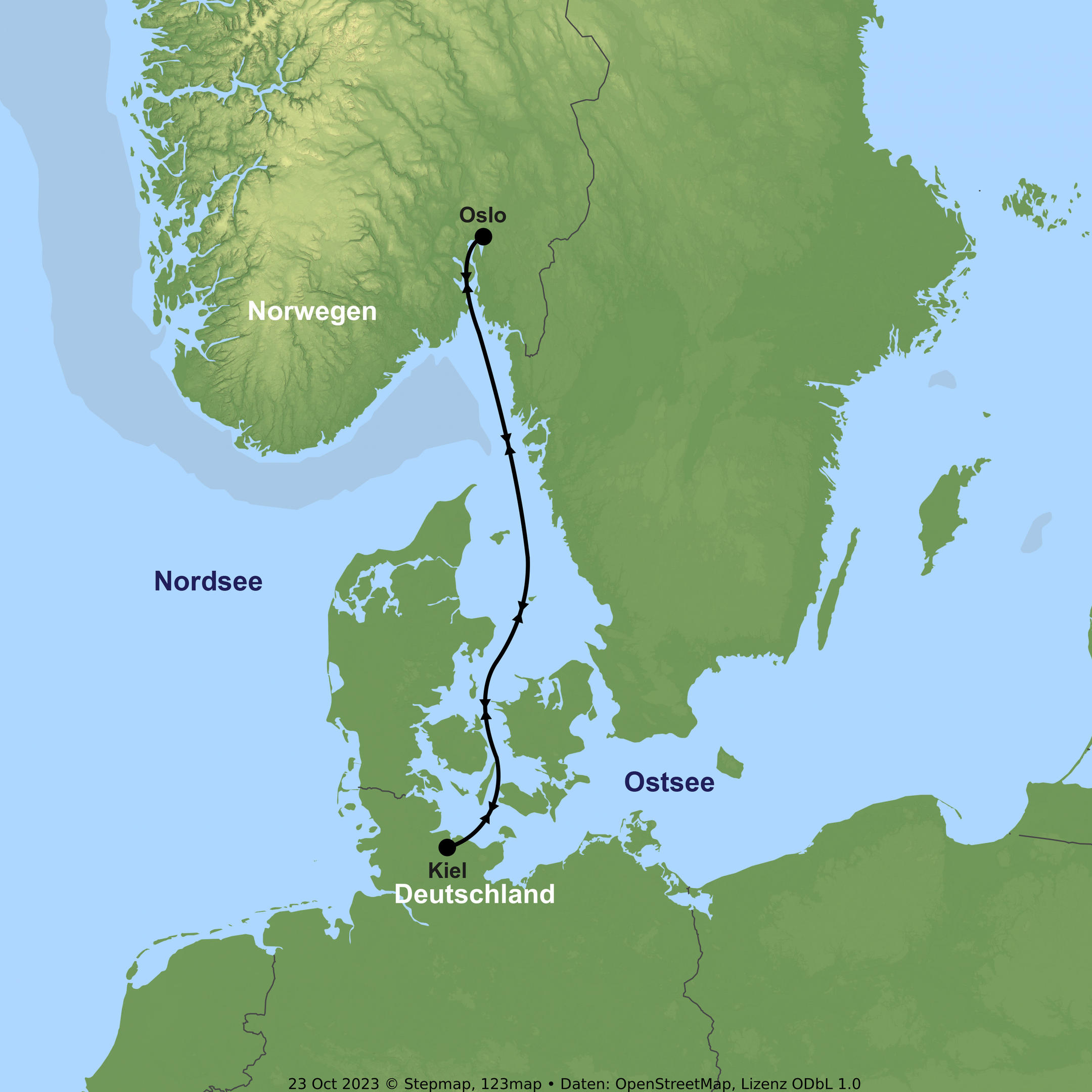 Mini-Kreuzfahrt mit Color Fantasy/Magic ab/an Kiel