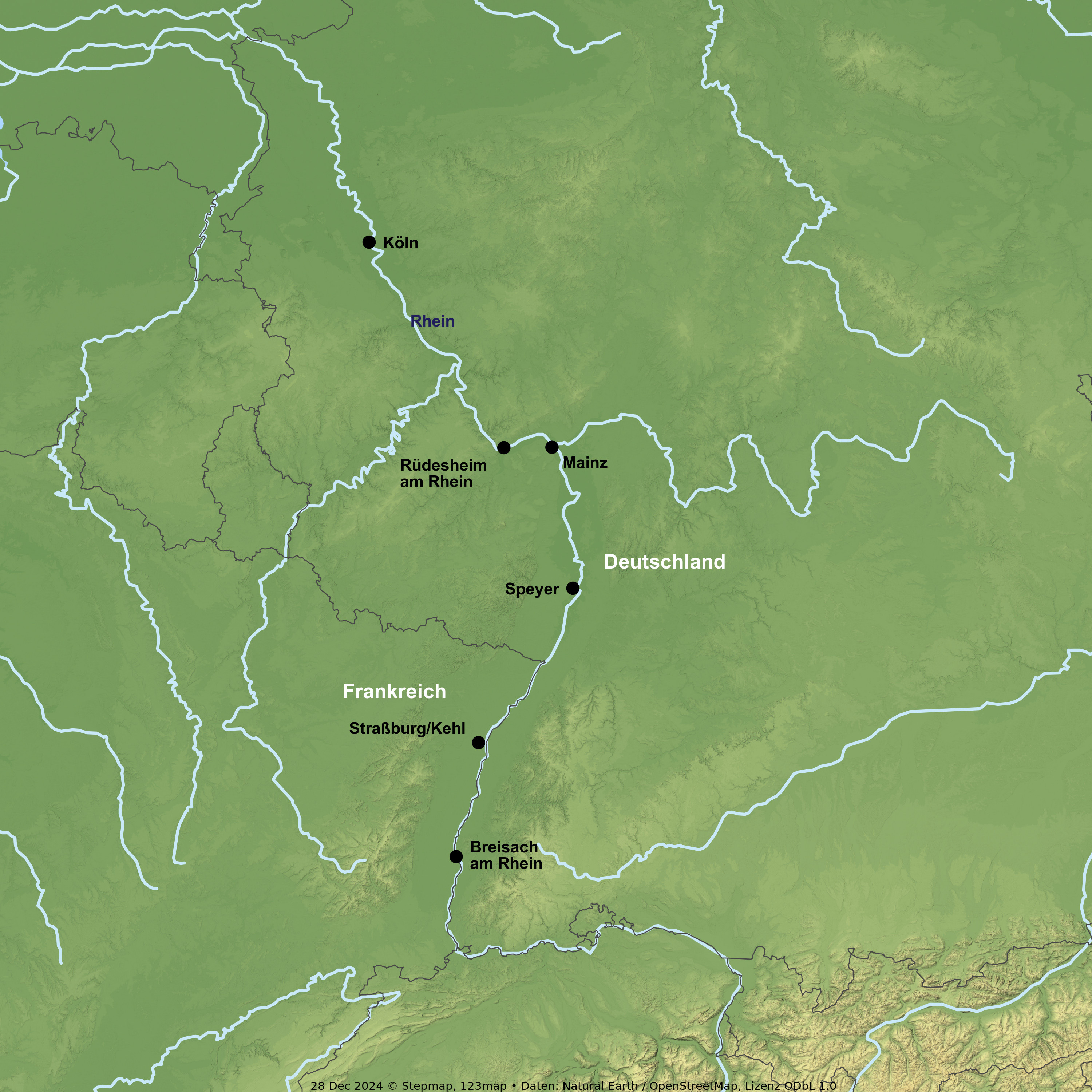 Flusskreuzfahrt mit MS COMPASS OPERA ab/an Köln