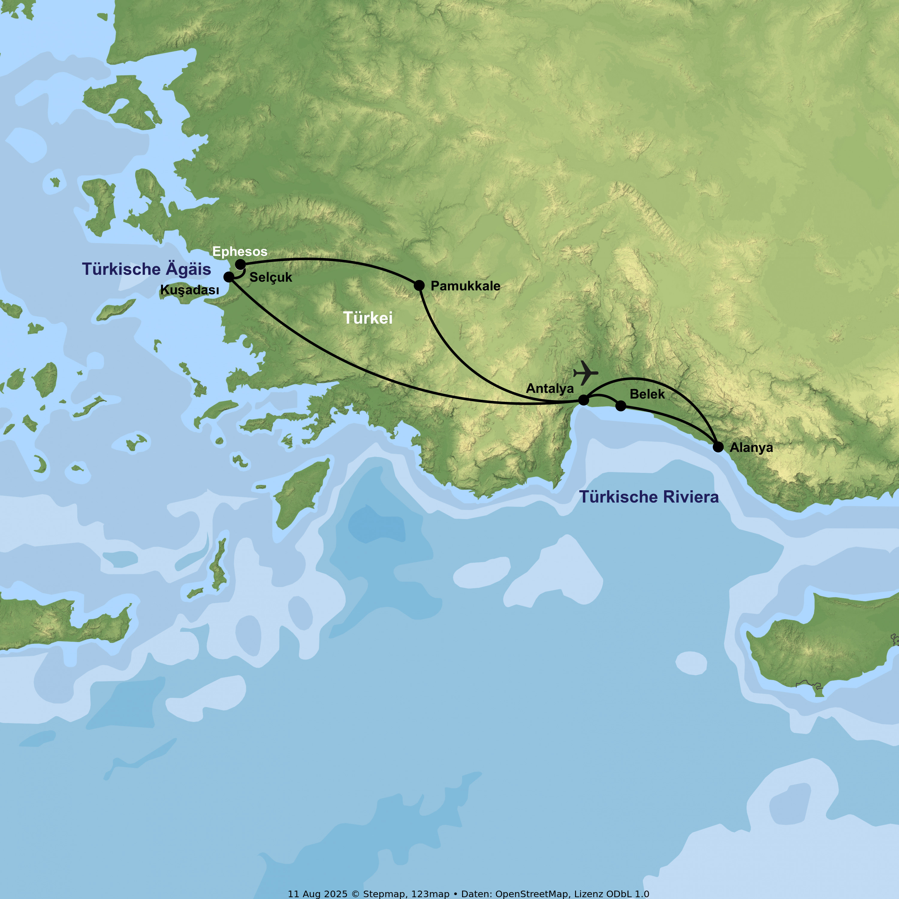 Zwischen Antike und Naturwunder zur Ruhe kommen