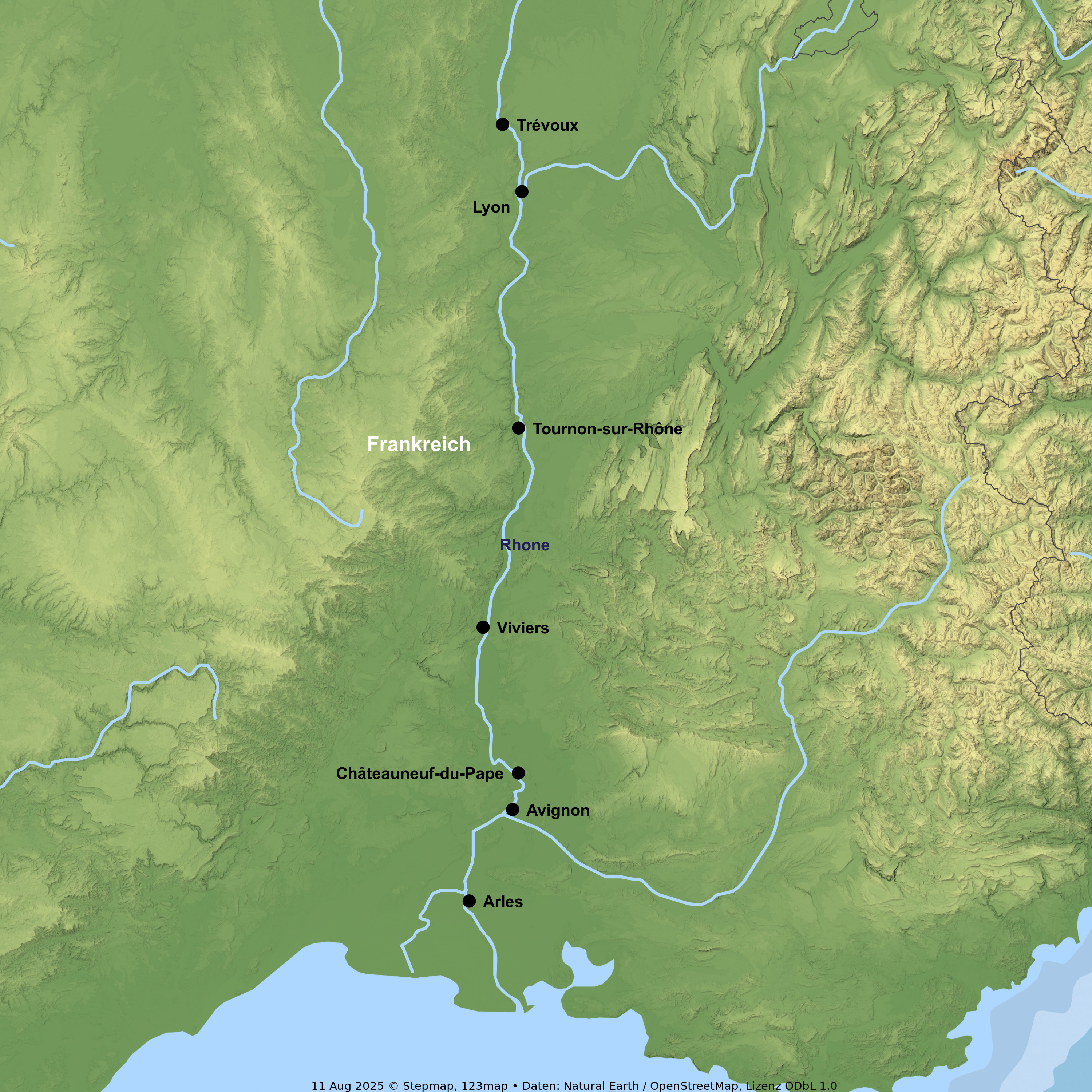 Flusskreuzfahrt mit der BIJOU DU RHÔNE ab/an Lyon