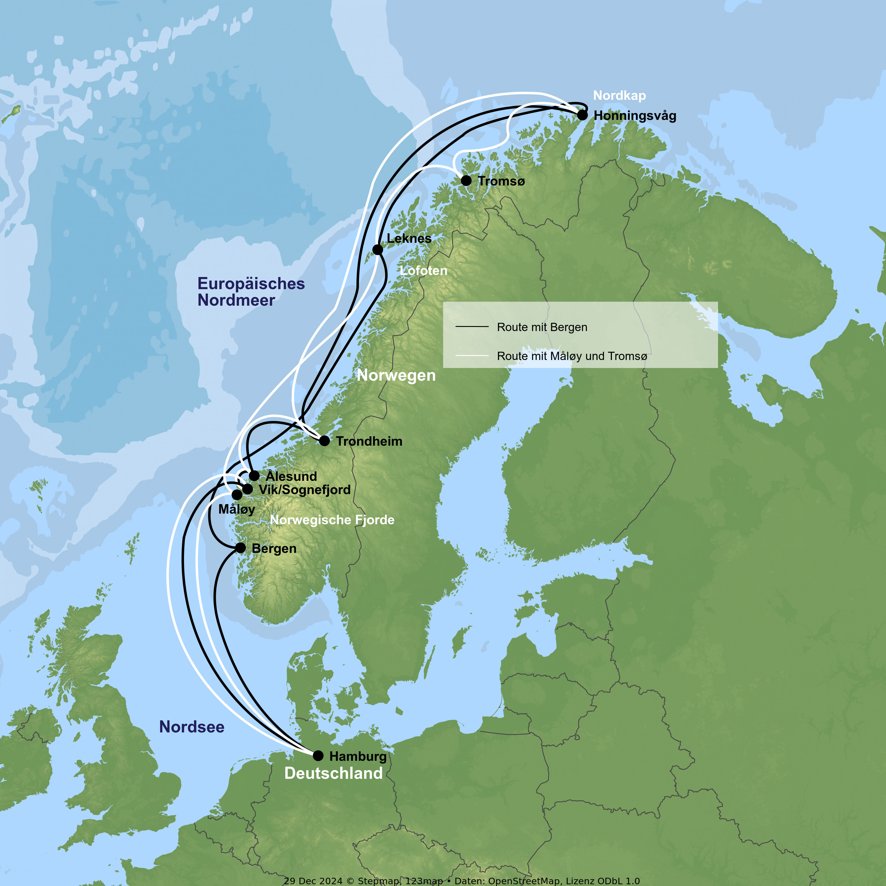 Kreuzfahrt mit der Costa Favolosa ab/an Hamburg
