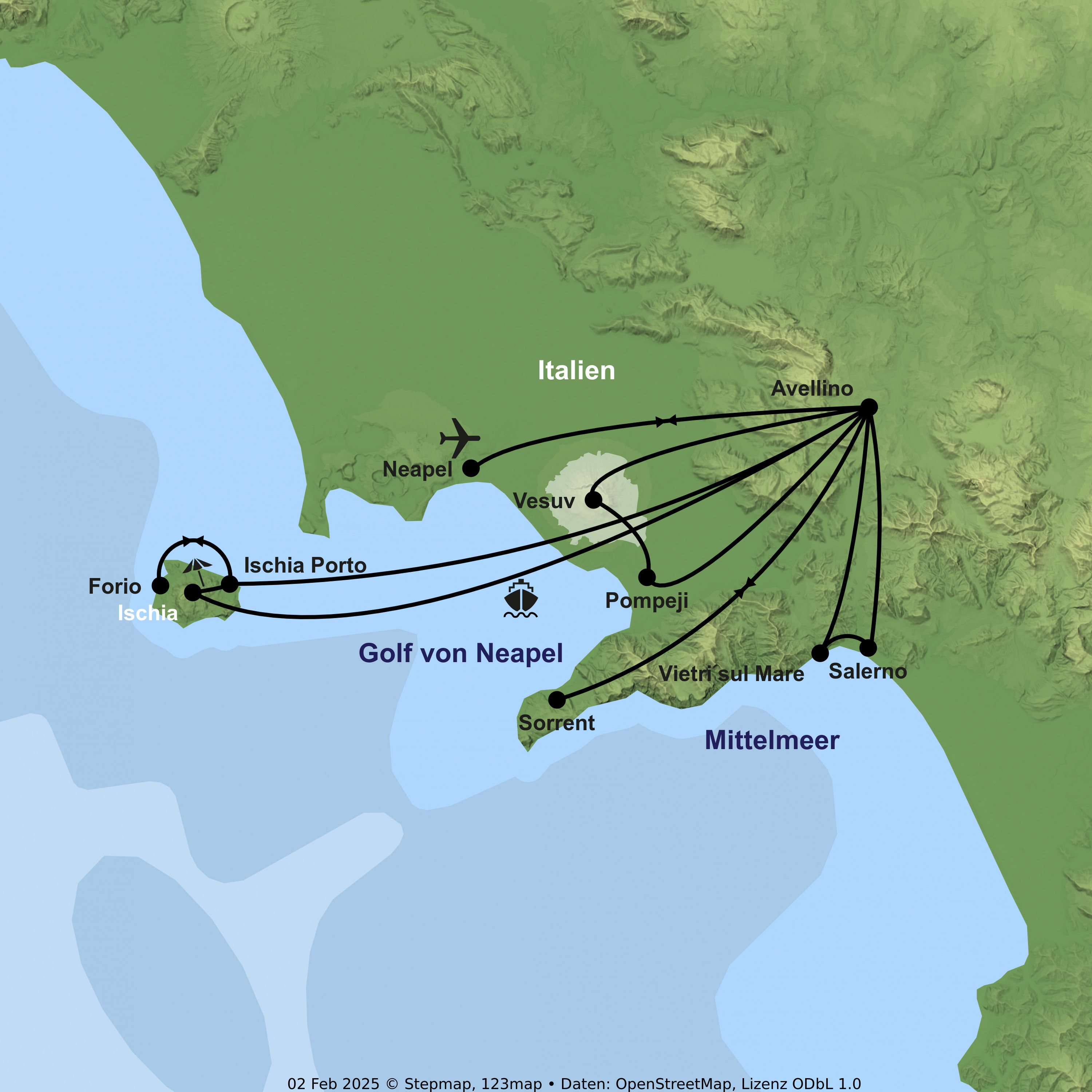 Küsten-Highlights entdecken und entspannt auf Ischia ausklingen