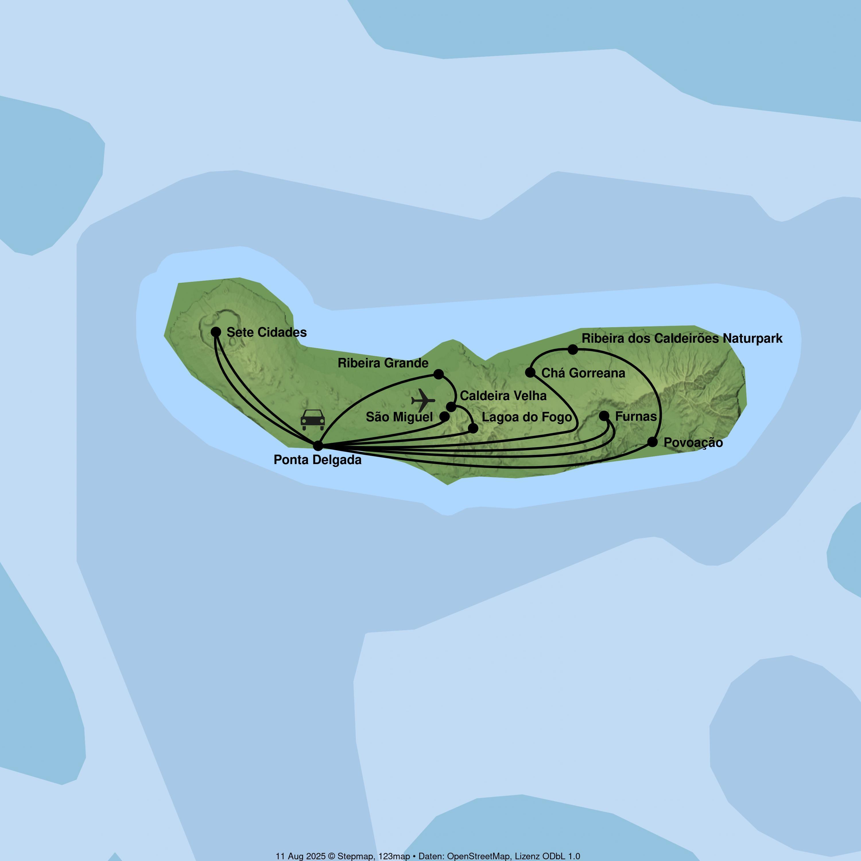 Mit dem eigenen Mietwagen zu den schönsten Naturkulissen der Insel