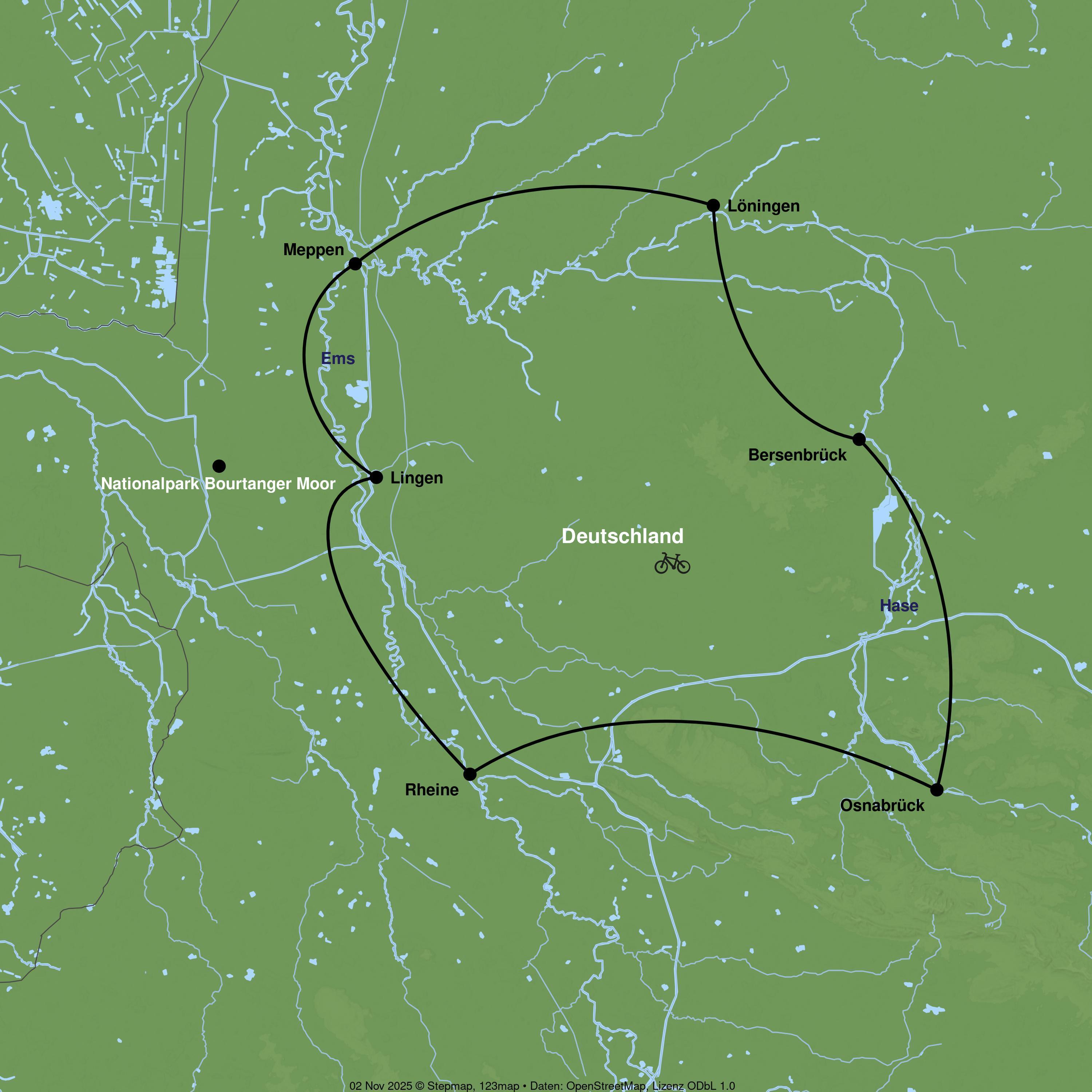 Zwischen Fluss, Moor & Kultur auf dem Hase-Ems-Radweg