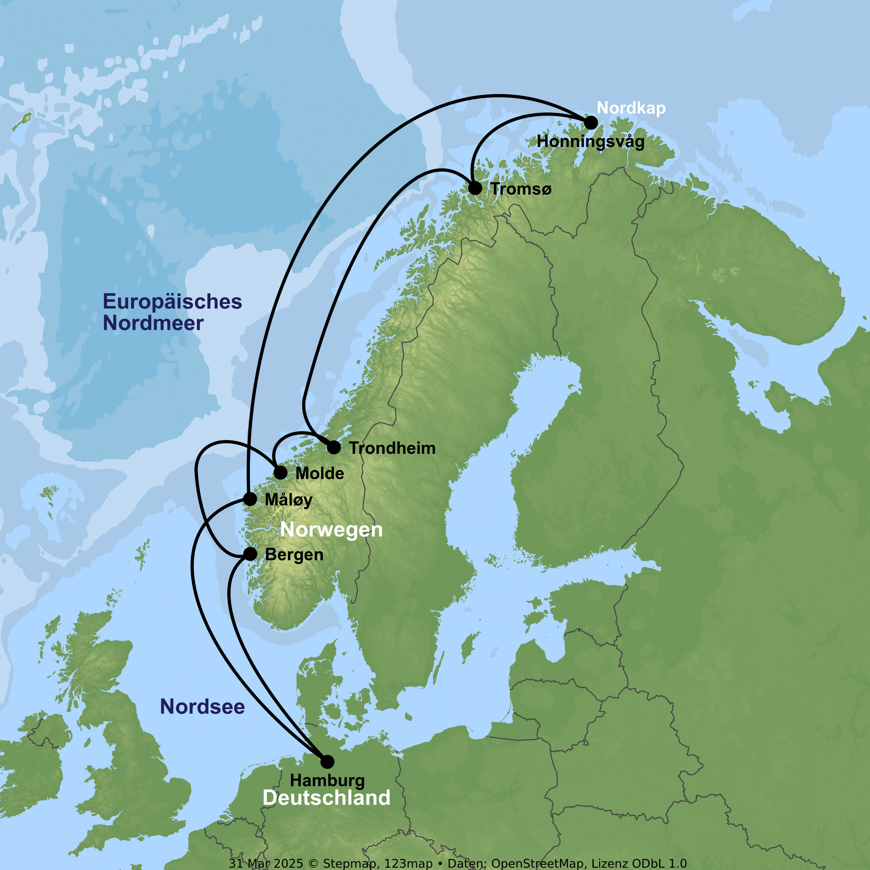 Kreuzfahrt mit der MSC Preziosa ab/an Hamburg