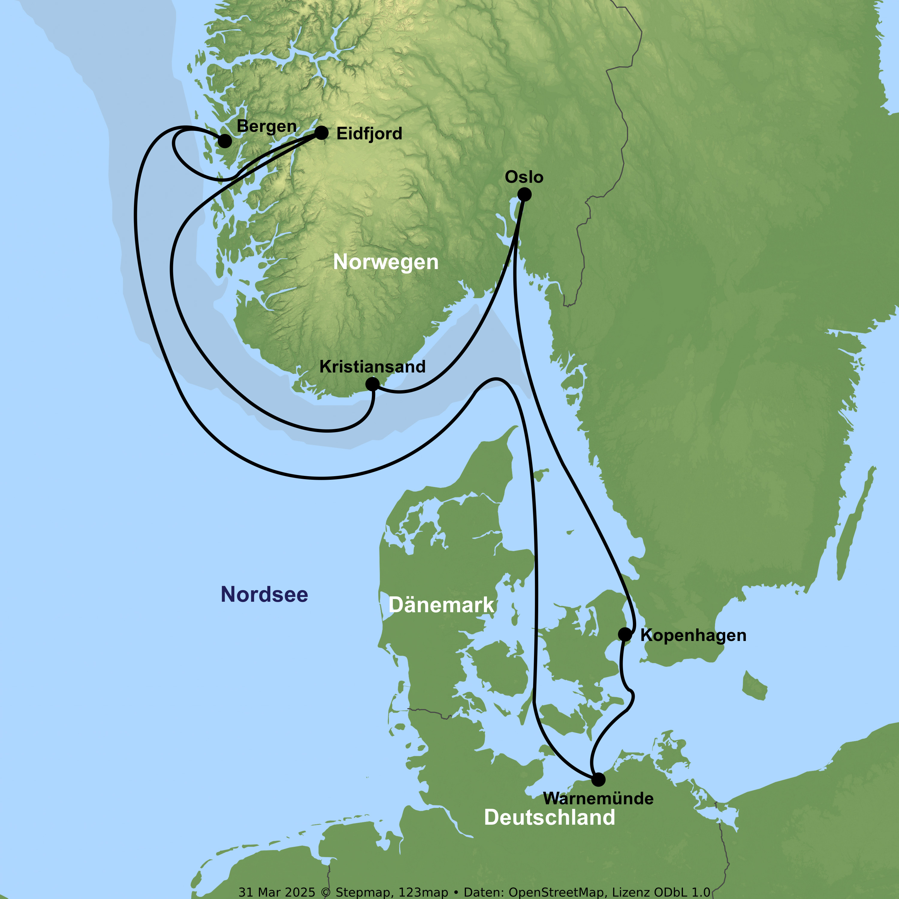 Kreuzfahrt mit MSC Magnifica ab/an Warnemünde