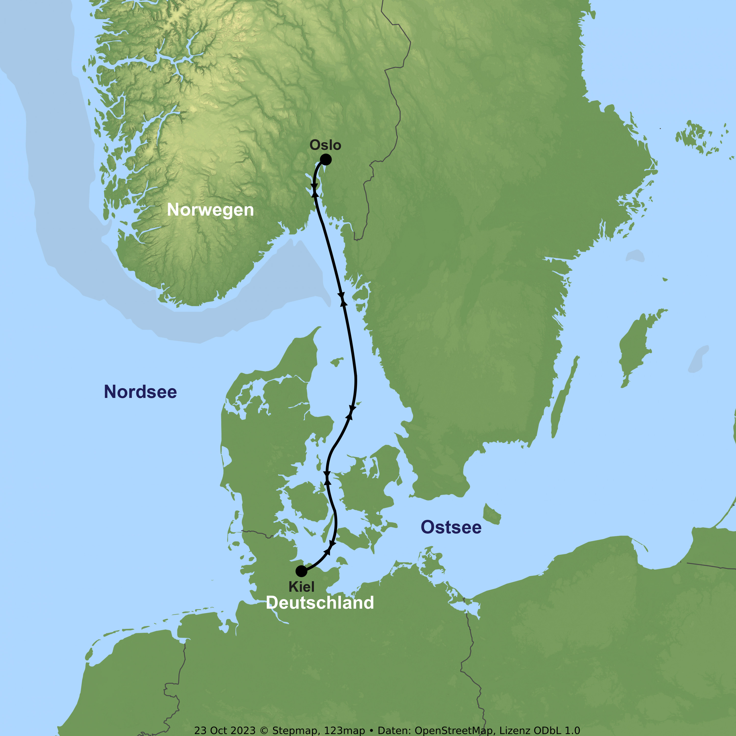 Mini-Kreuzfahrt mit Color Fantasy/Magic ab/an Kiel