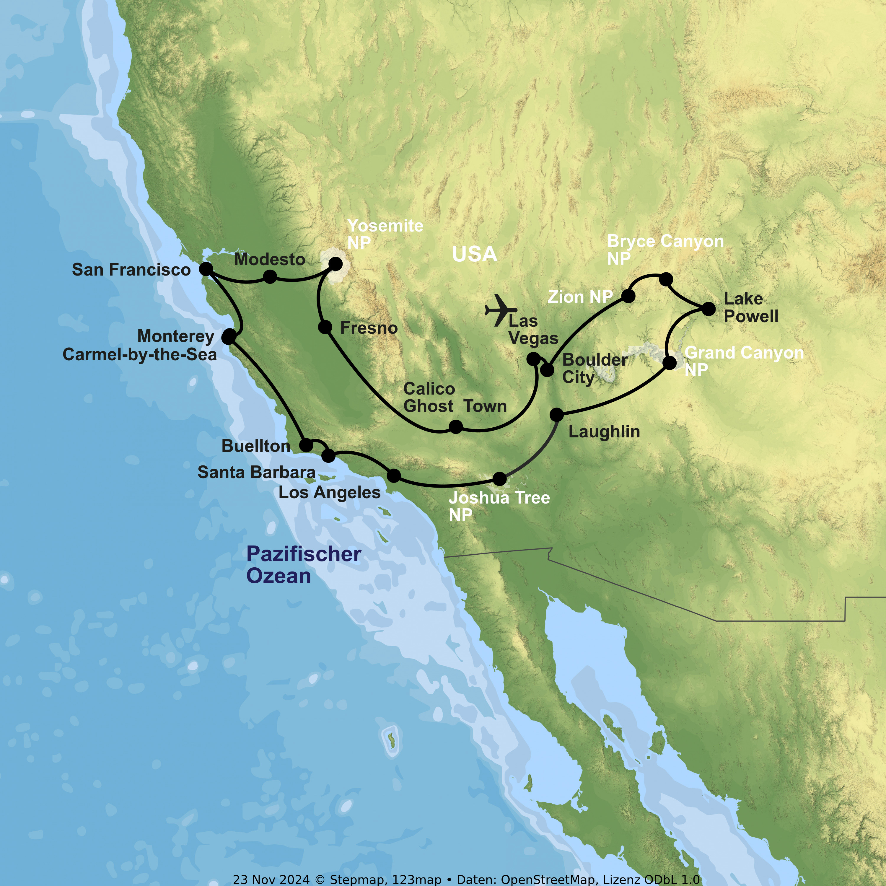 Grand Canyon, Yosemite & mehr: Naturwunder hautnah erleben
