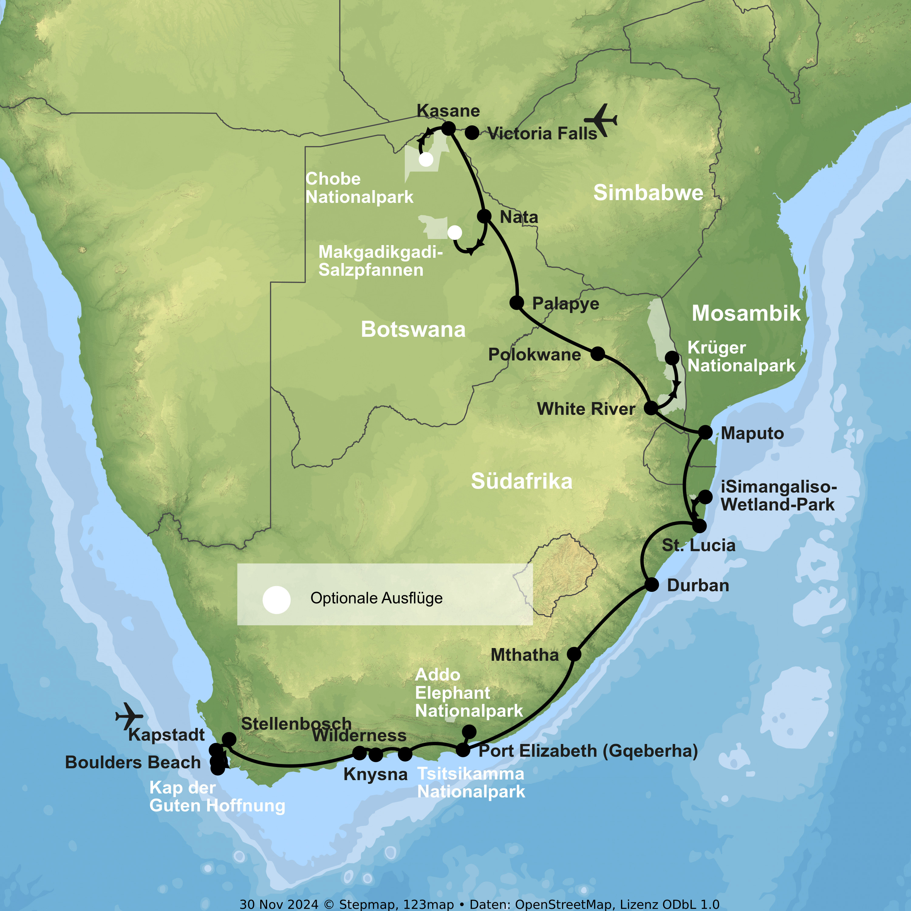 Vier Länder, unzählige Facetten zwischen Natur, Kultur und Tierwelt