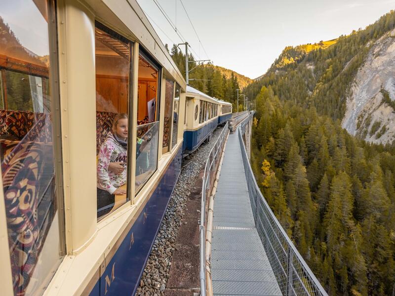 Eigene Anreise Schweiz - Graubünden: Bahnreise 1. Klasse mit Aufenthalt im Hotel National in Davos 7 Nächte 3-Sterne-Superior-Hotel mit Halbpension