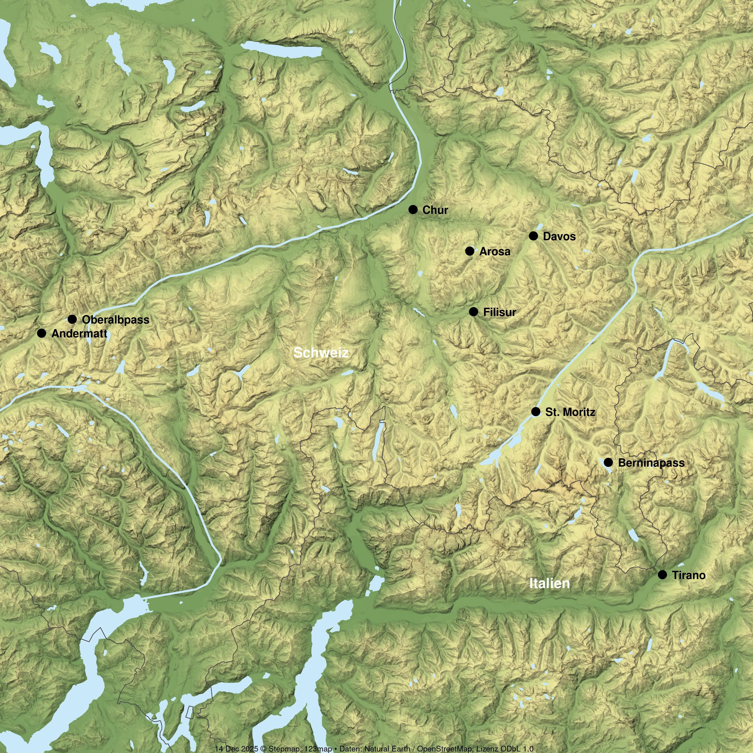 BIG FIVE - die schönsten Bahnstrecken 1. Klasse