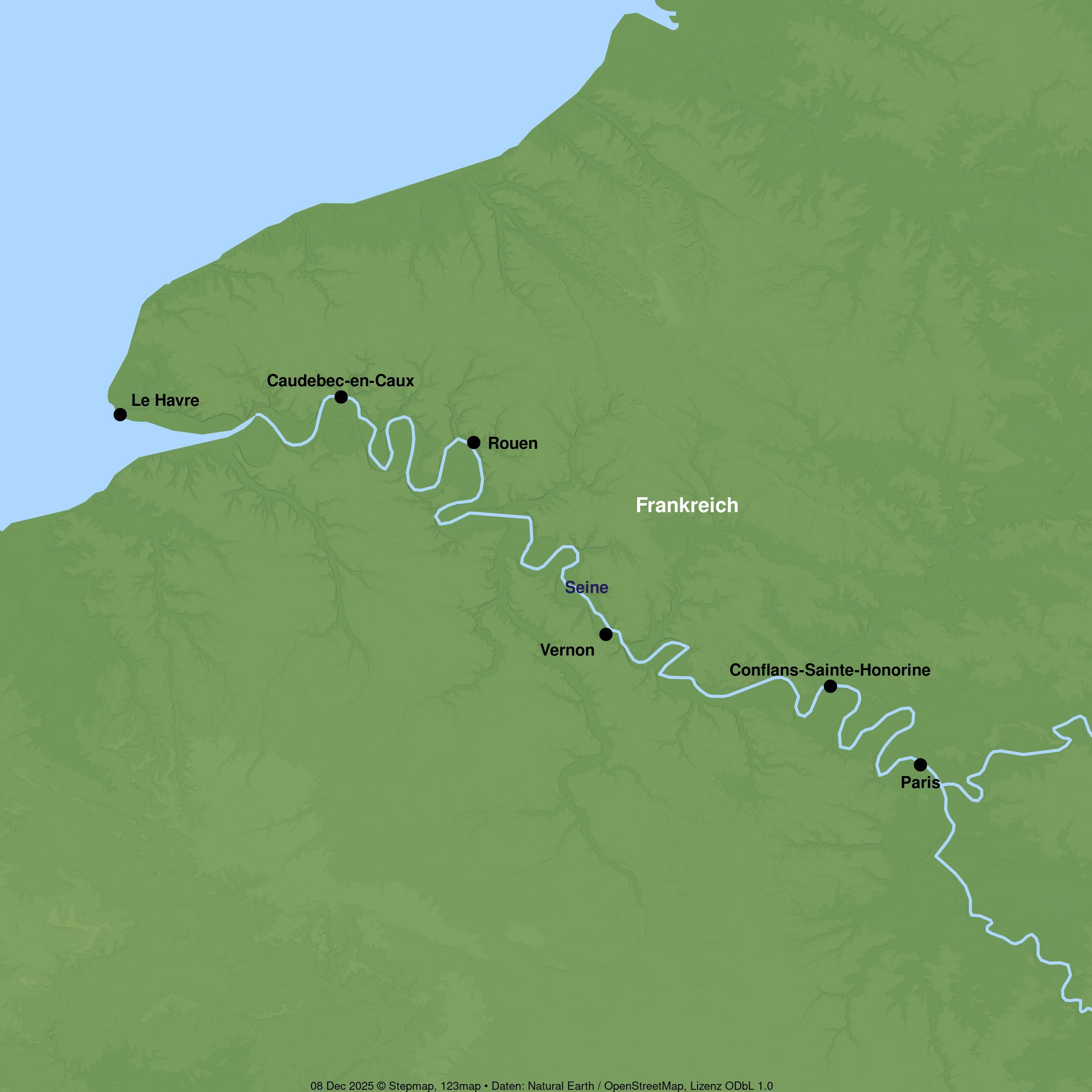 Flusskreuzfahrt mit der SEINE COMTESSE ab/an Paris