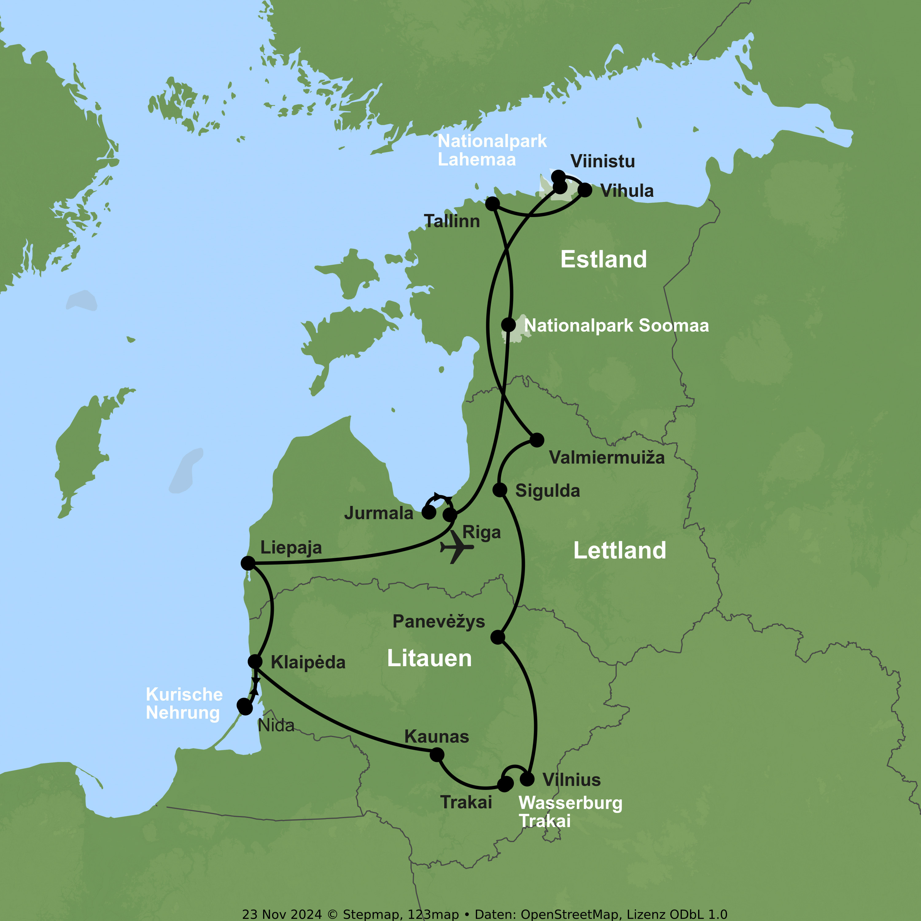 Aktiv die Schätze des Baltikums zwischen Natur und Kultur entdecken