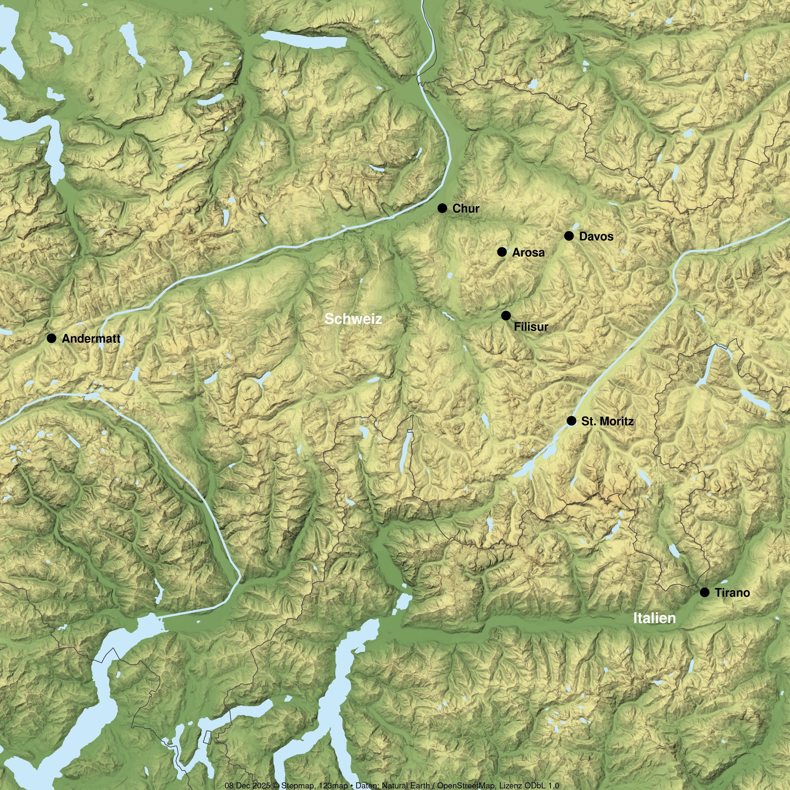 1. Klasse Bahnerlebnis in Graubünden
