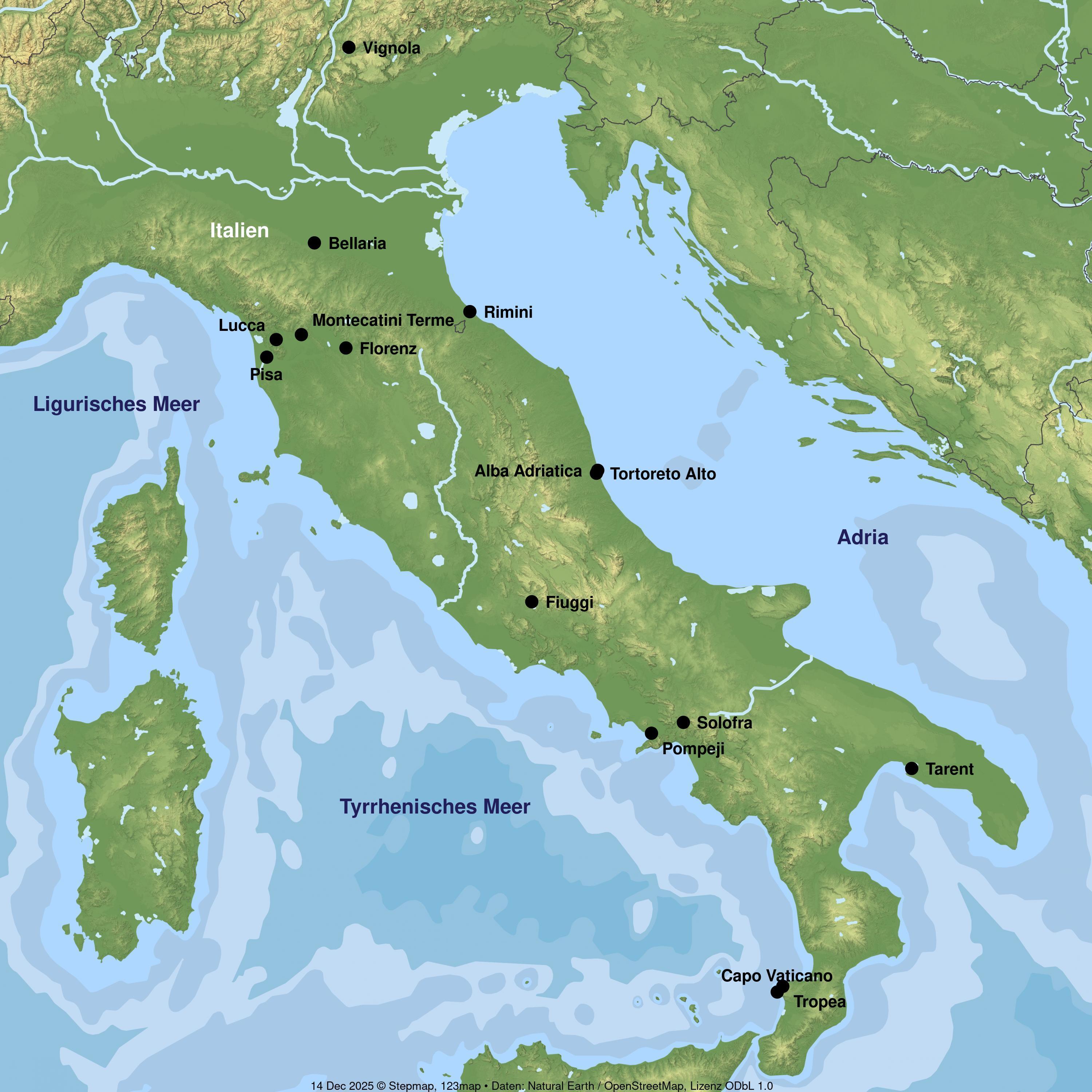 PKW-Rundreise von Nord nach Süd