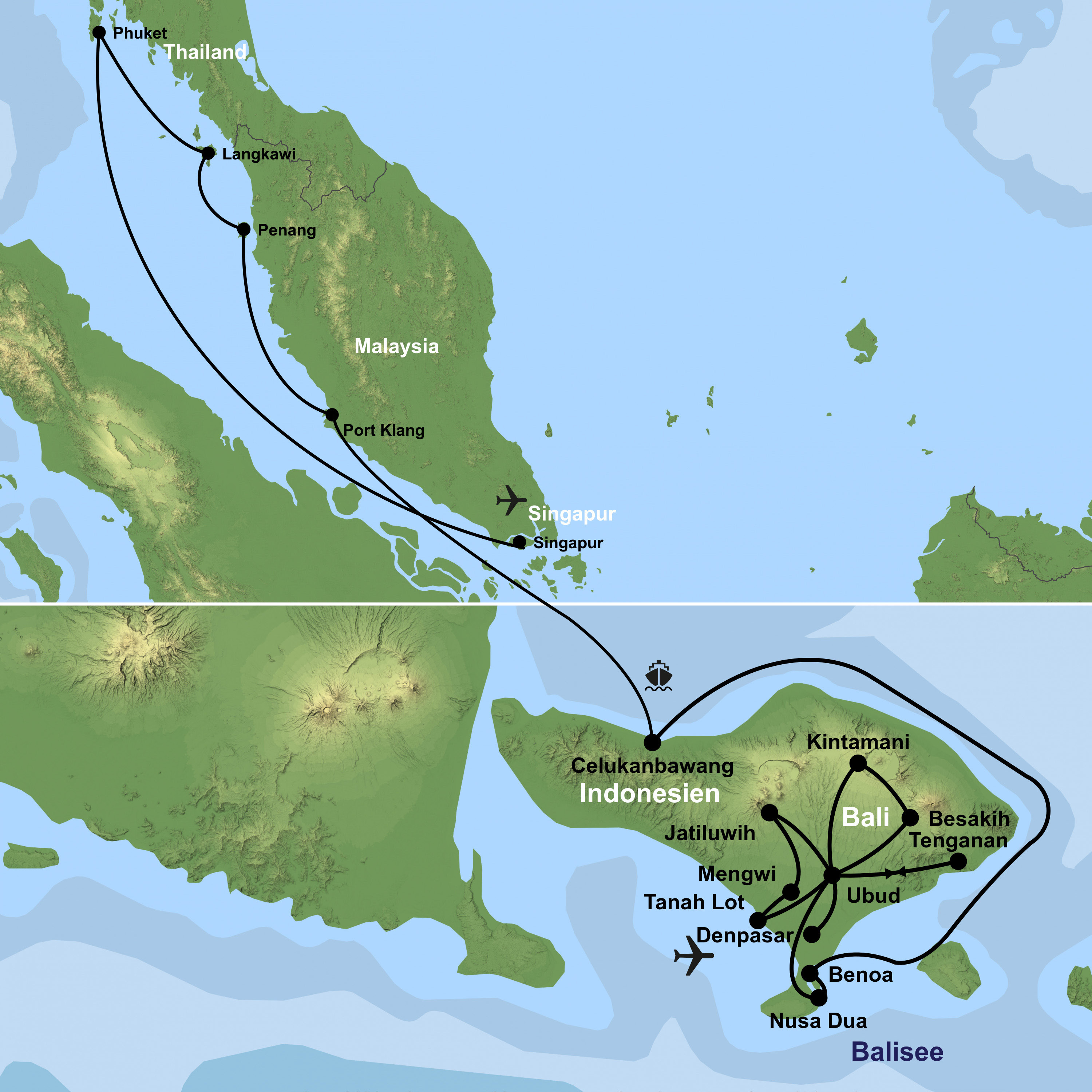 Kreuzfahrt mit der Celebrity Millennium von Benoa bis Singapur inkl. Bali-Rundreise