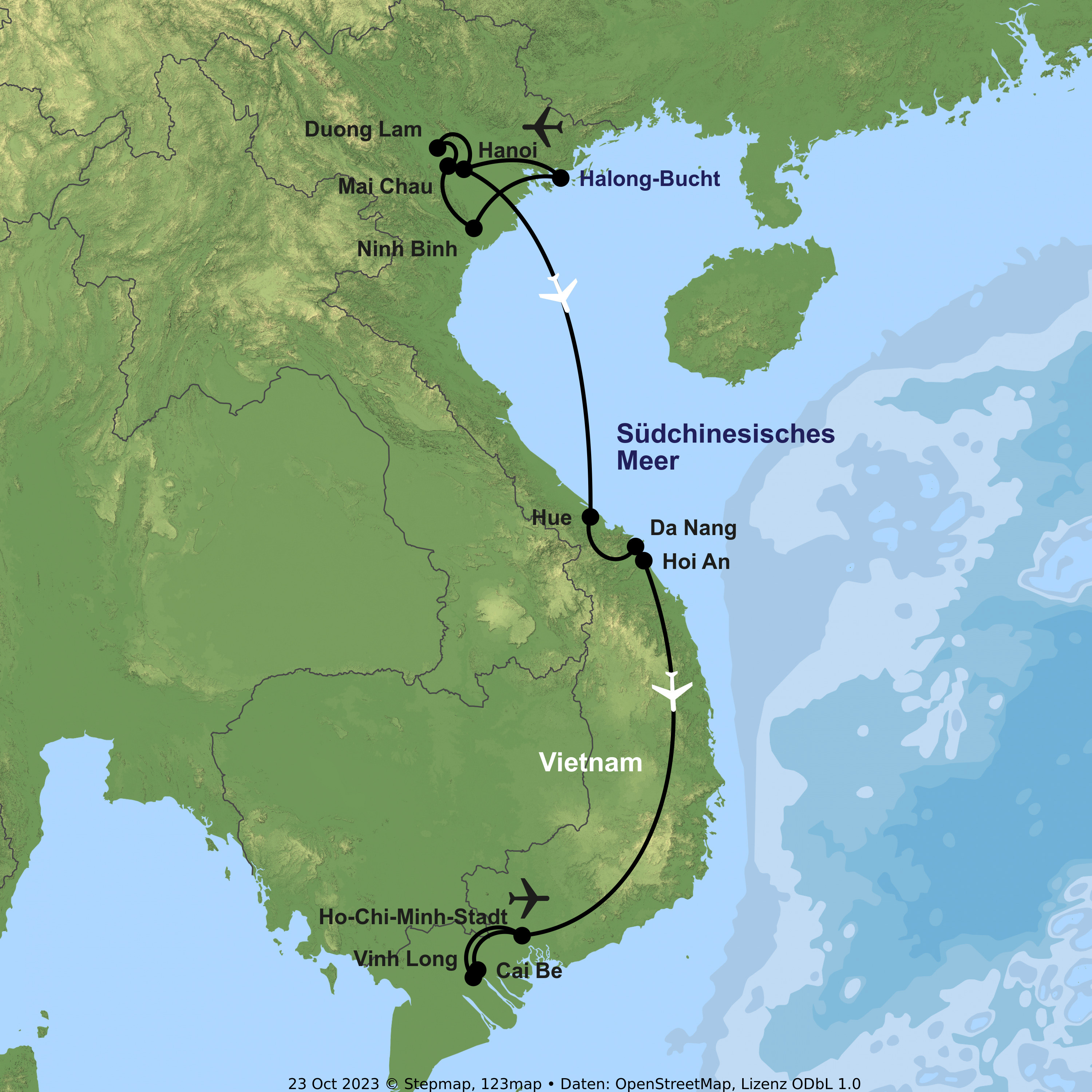 Faszinierende Kontraste: Tempel und Halong-Bucht