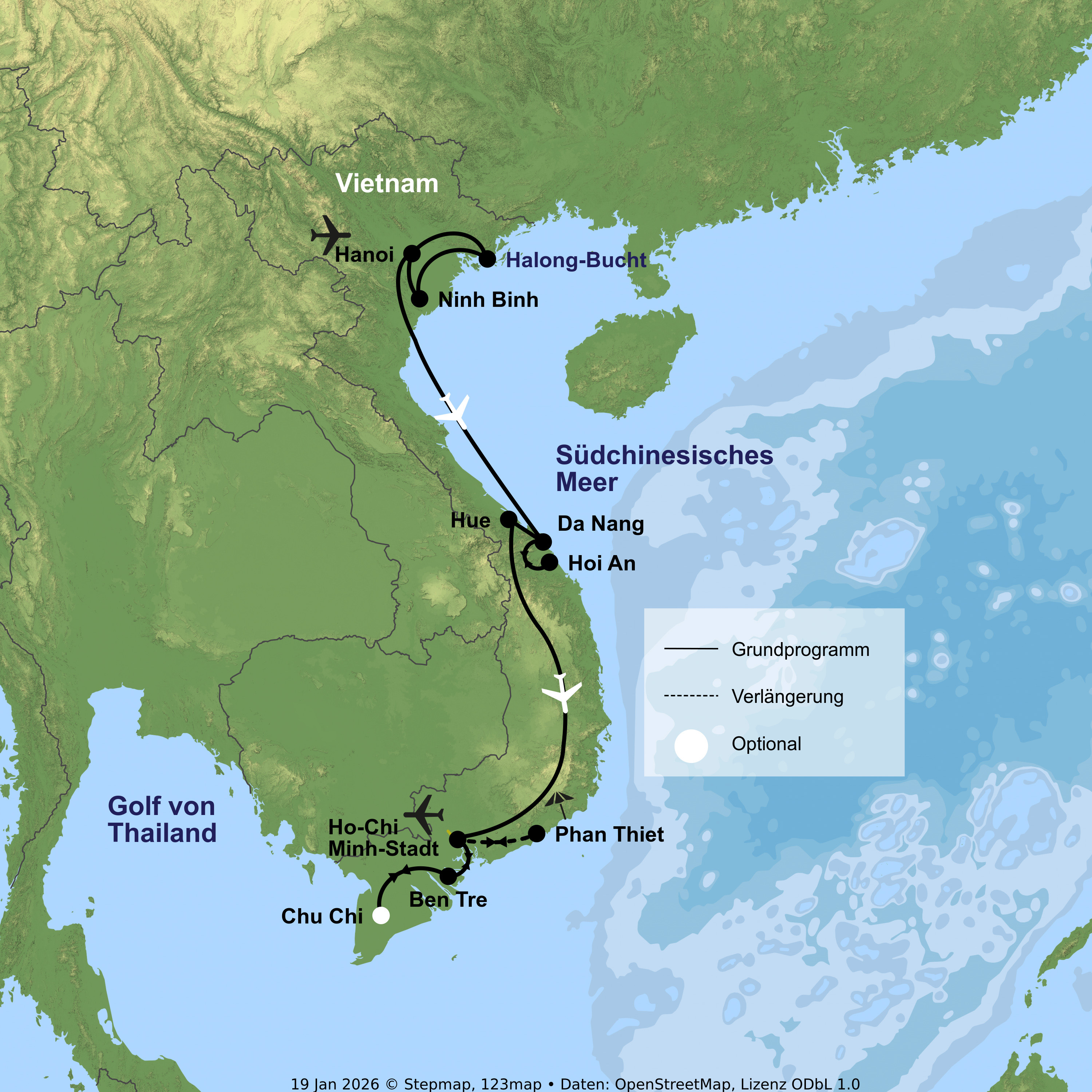 Von pulsierenden Städten zu traumhaften Stränden