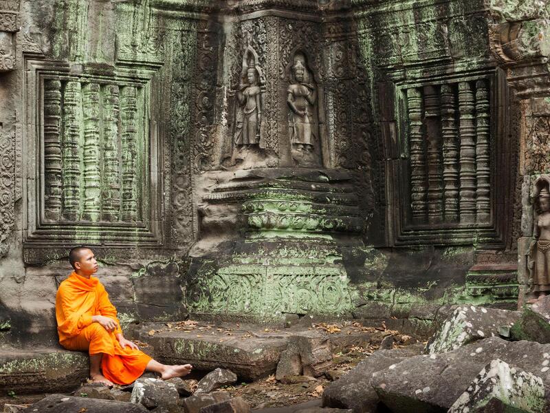 Rundreisen Vietnam & Kambodscha: Zwischen Tempelmagie und Meeresrauschen 21-tägig inkl. Flüge Mittelklassehotels/Dschunke/4-Sterne-Hotel mit Verpfle