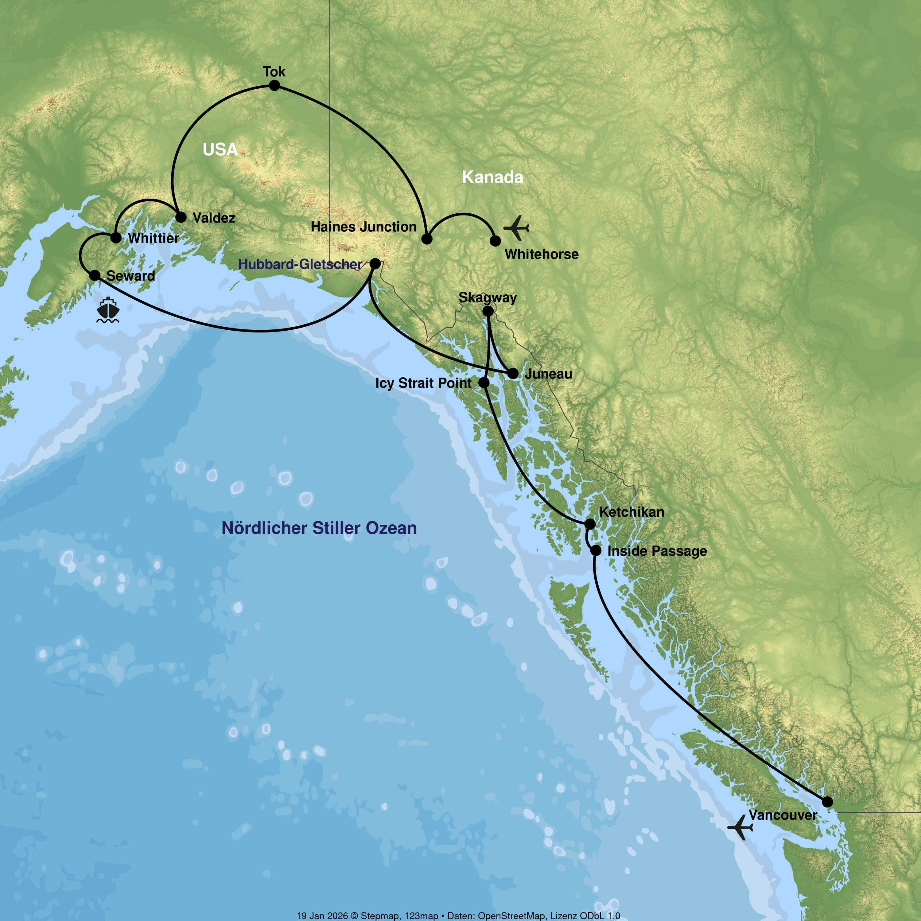 Kreuzfahrt mit der Celebrity Solstice von Seward bis Vancouver inkl. Alaska- & Kanada-Rundreise