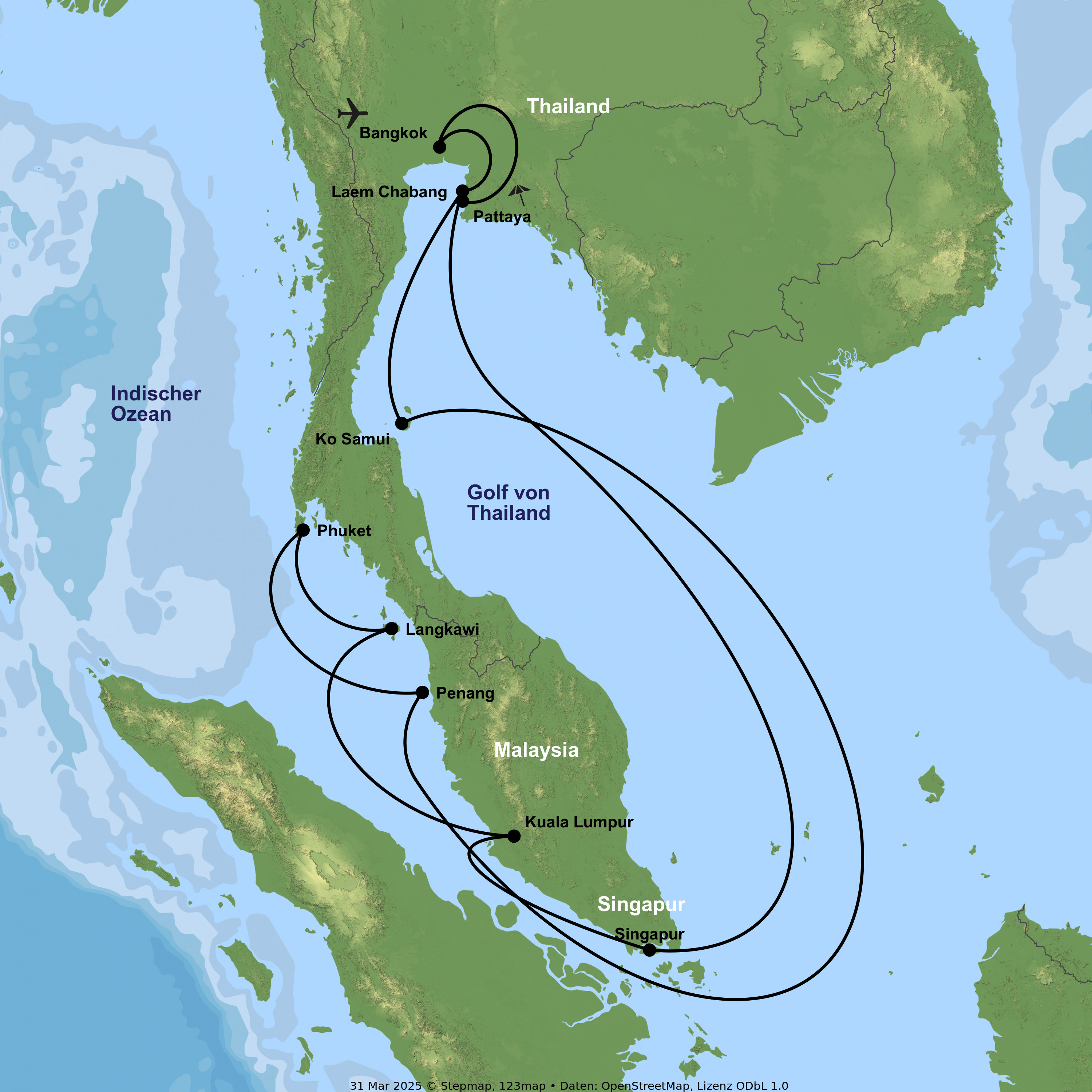 Kreuzfahrt mit AIDAstella ab/an Bangkok inkl. Badeaufenthalt in Pattaya