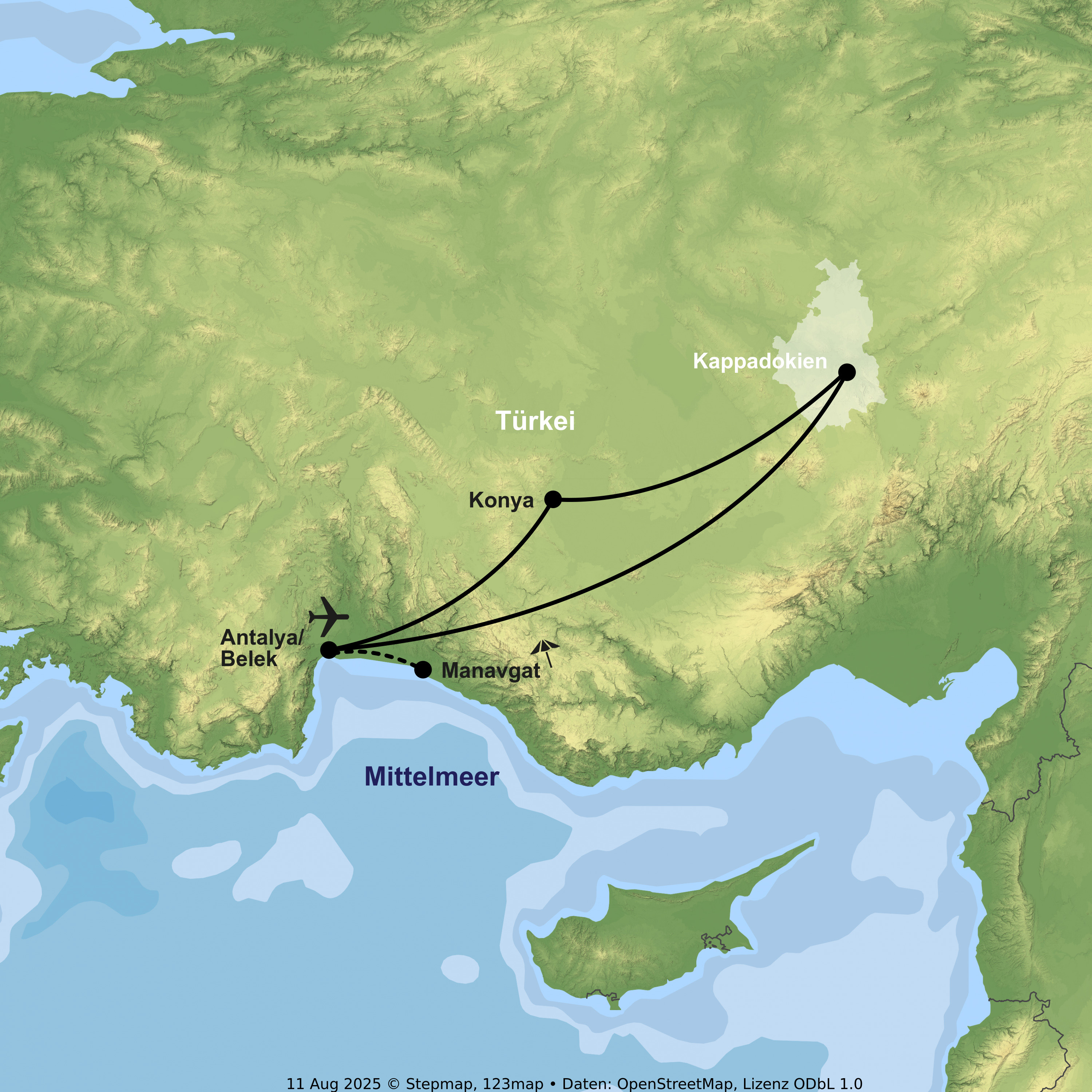 Naturwunder entdecken und Badezeit an der Türkischen Riviera