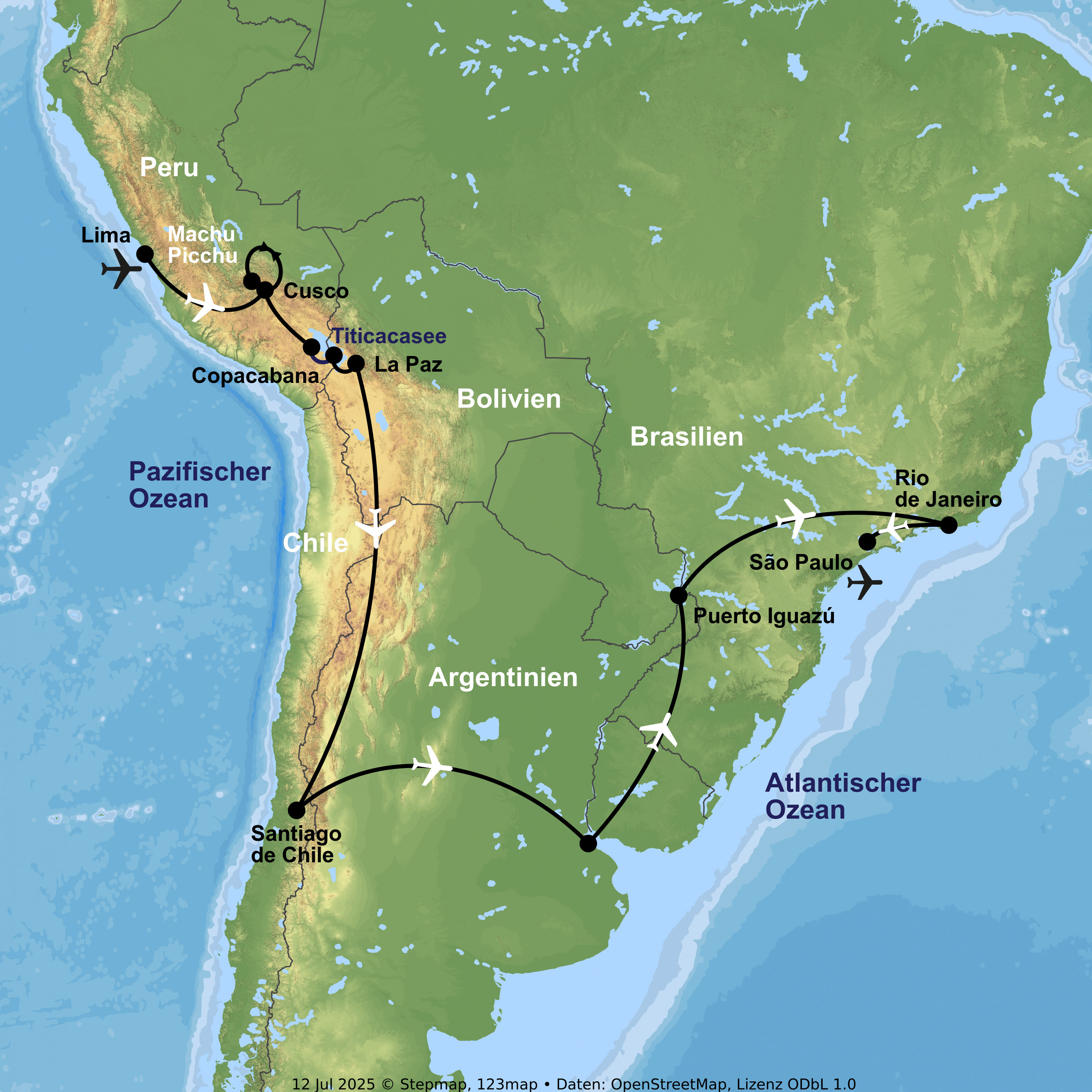 Zwischen Gipfeln, Regenwald und Wasserfällen unterwegs