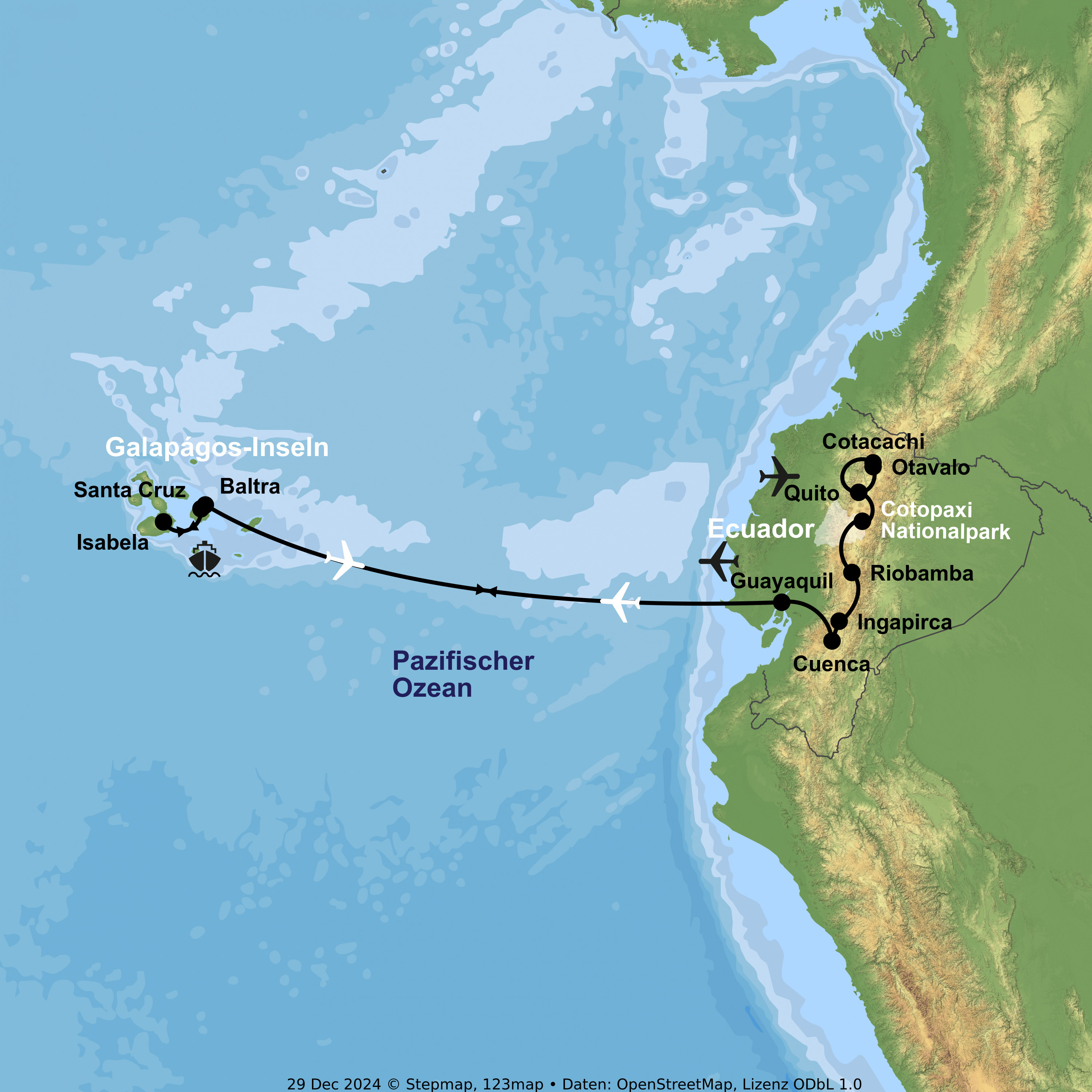 Von Andengipfeln zu Inselparadiesen