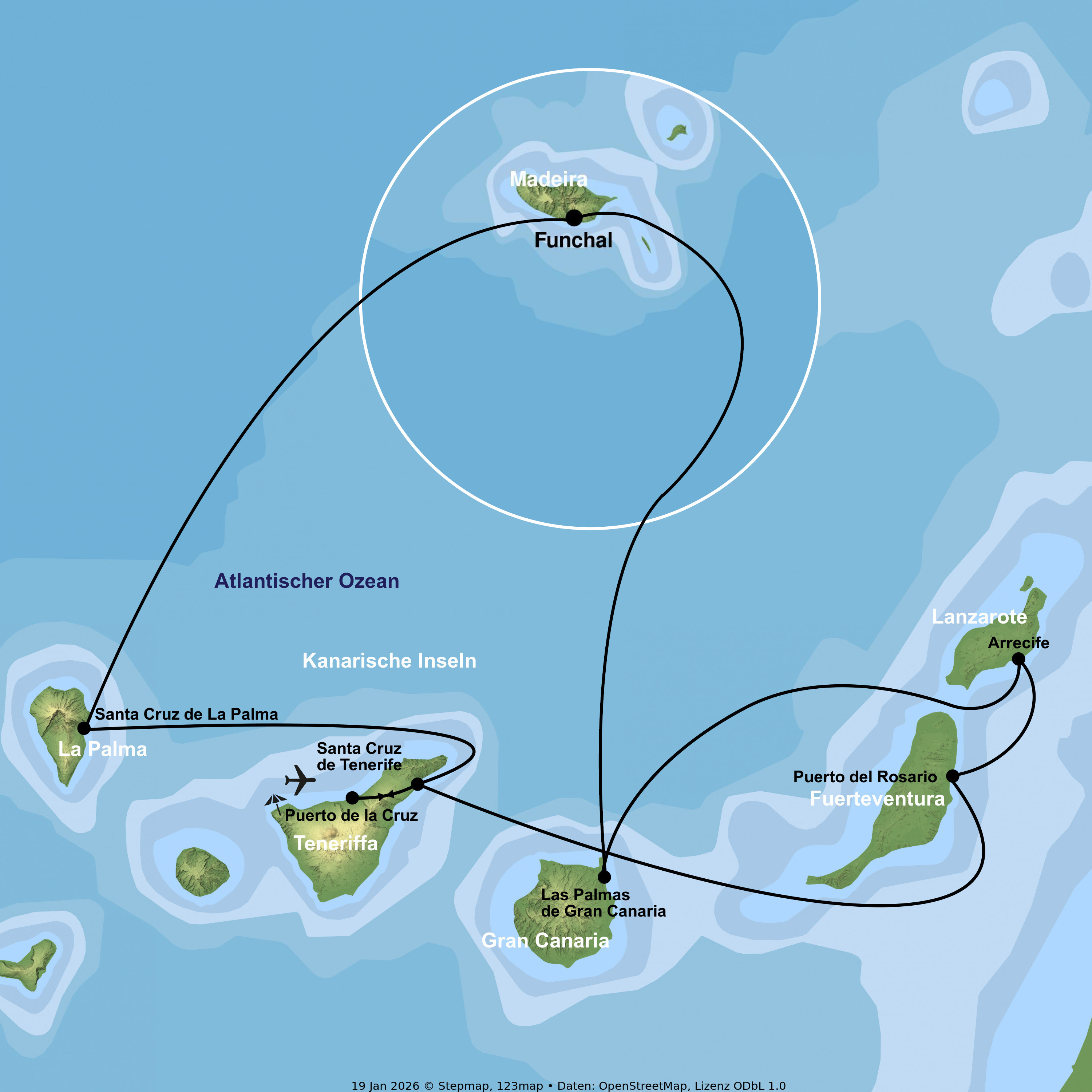 Kreuzfahrt mit AIDAcosma ab/an Teneriffa inkl. 2 Wochen Hotelaufenthalt