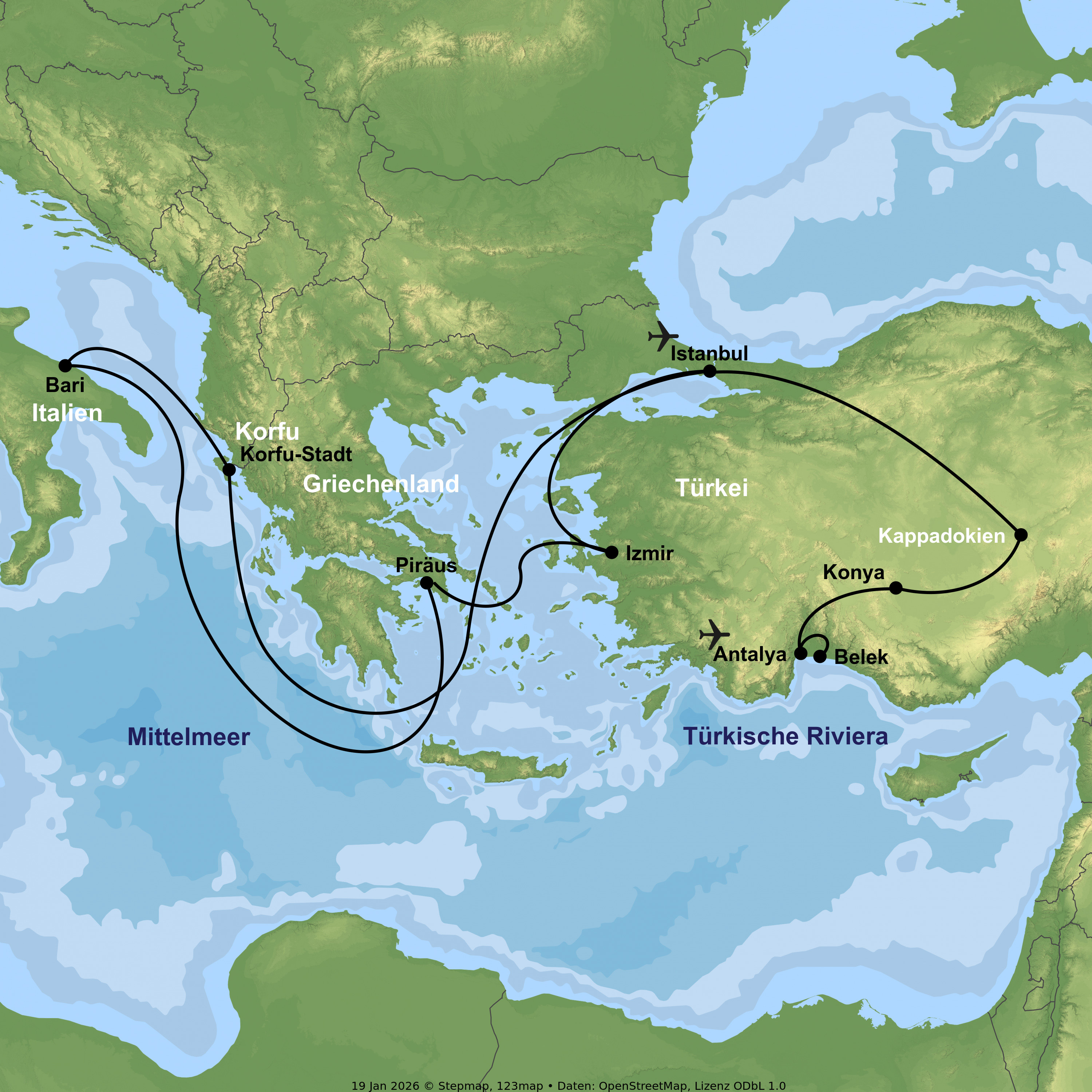 Kreuzfahrt mit der MSC Orchestra ab/an Istanbul inkl. Kappadokien-Rundreise