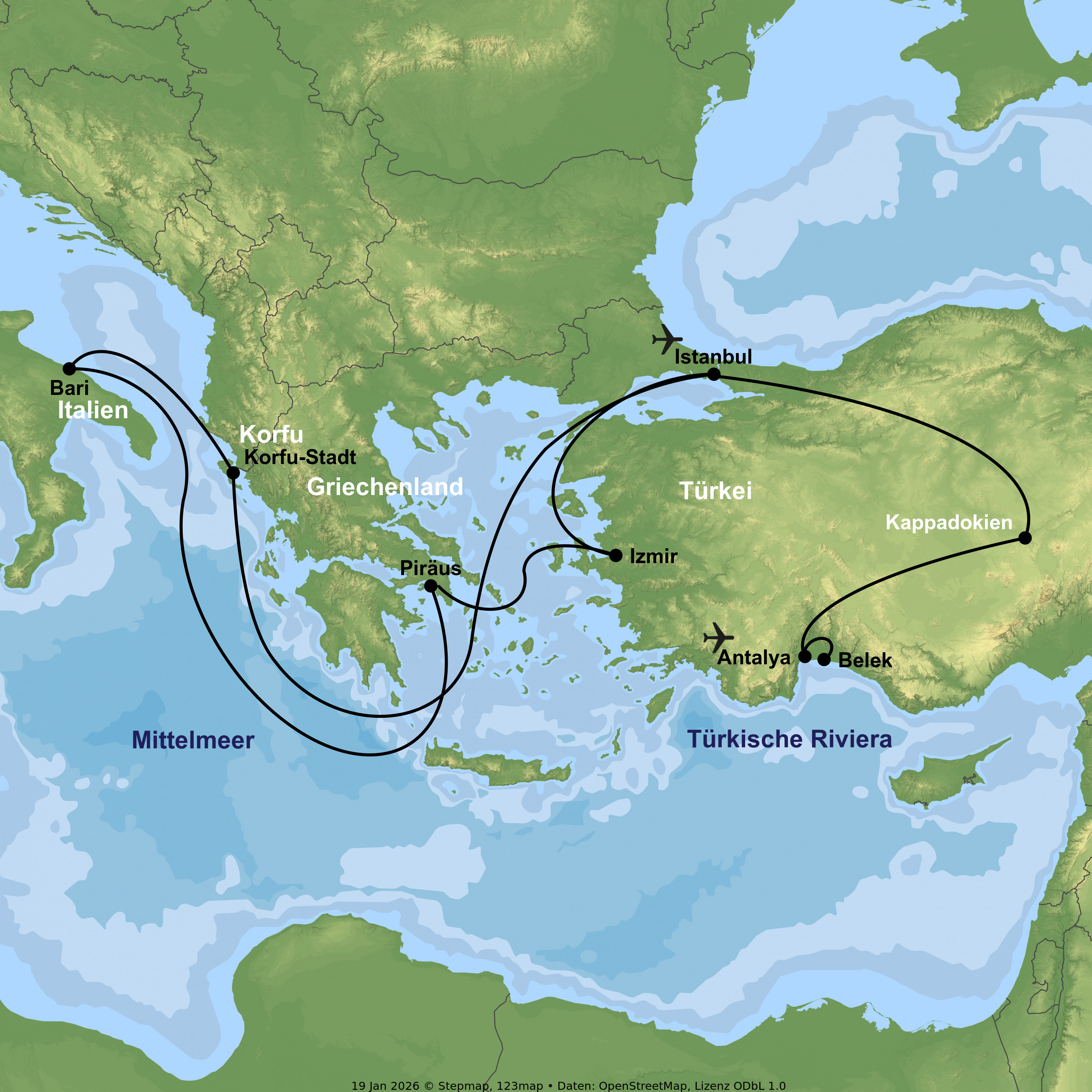 Kreuzfahrt mit der MSC Orchestra ab/an Istanbul inkl. Kappadokien-Rundreise