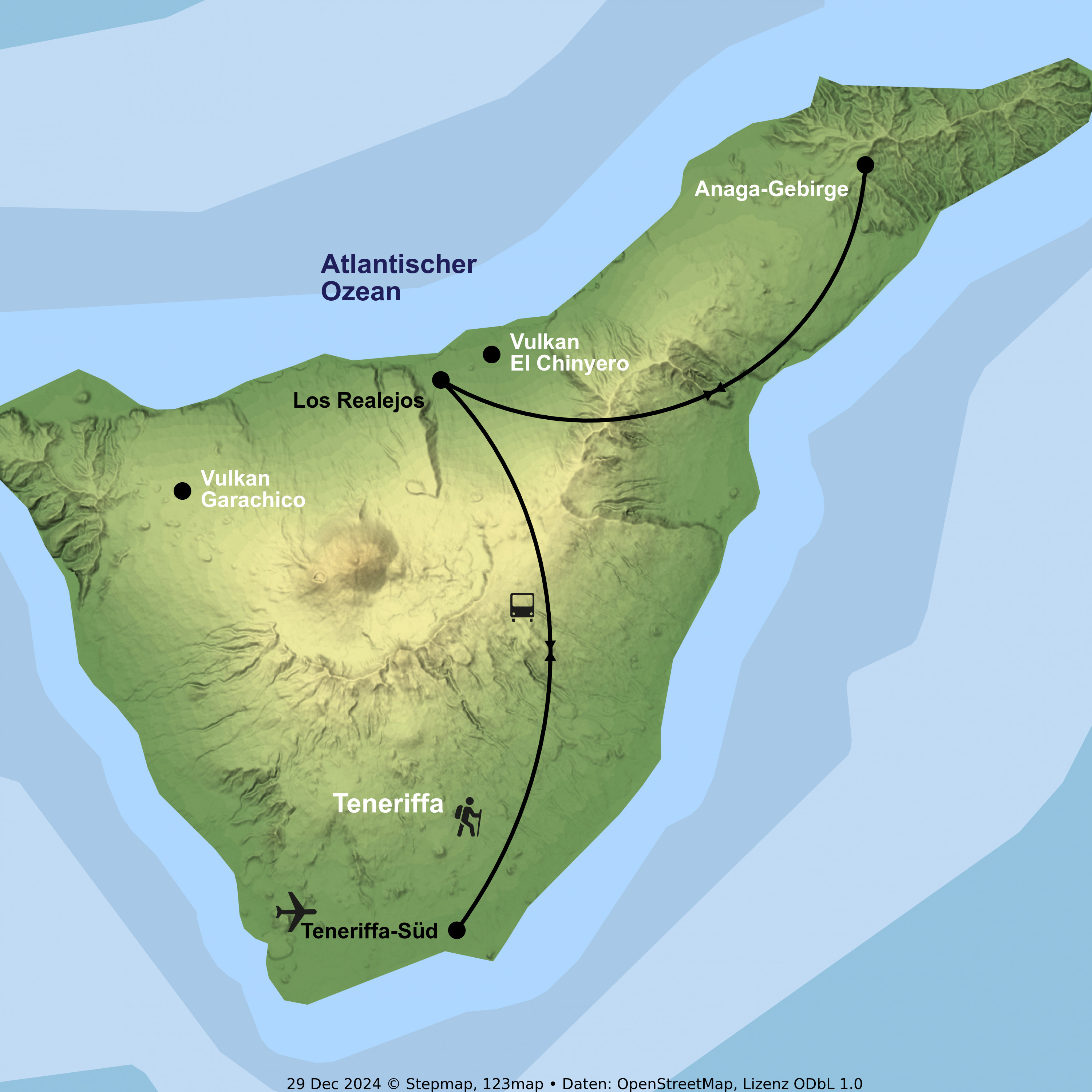 Wandern, entspannen und das Meer vor Augen