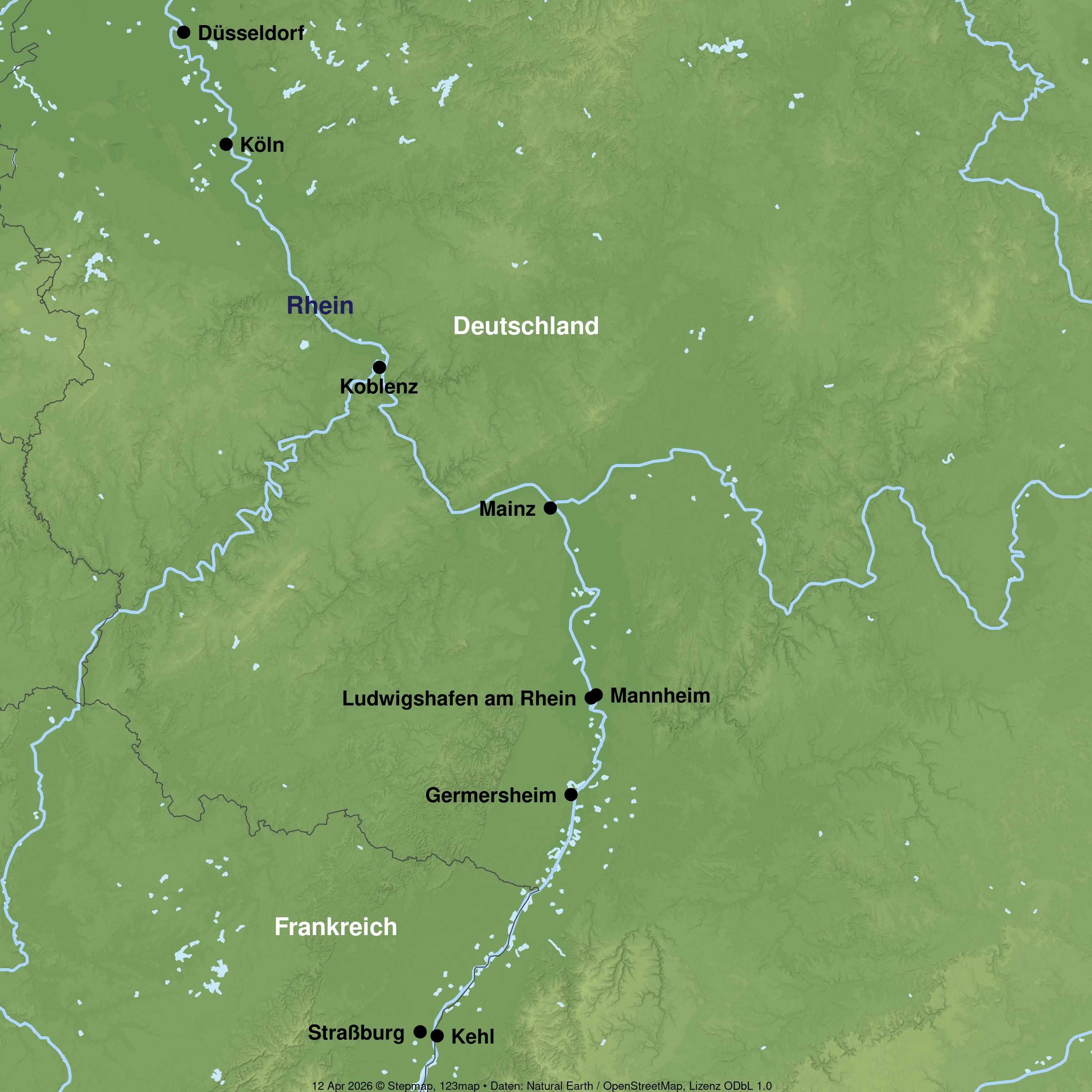 Flusskreuzfahrt mit der RHEIN SYMPHONIE ab/an Köln