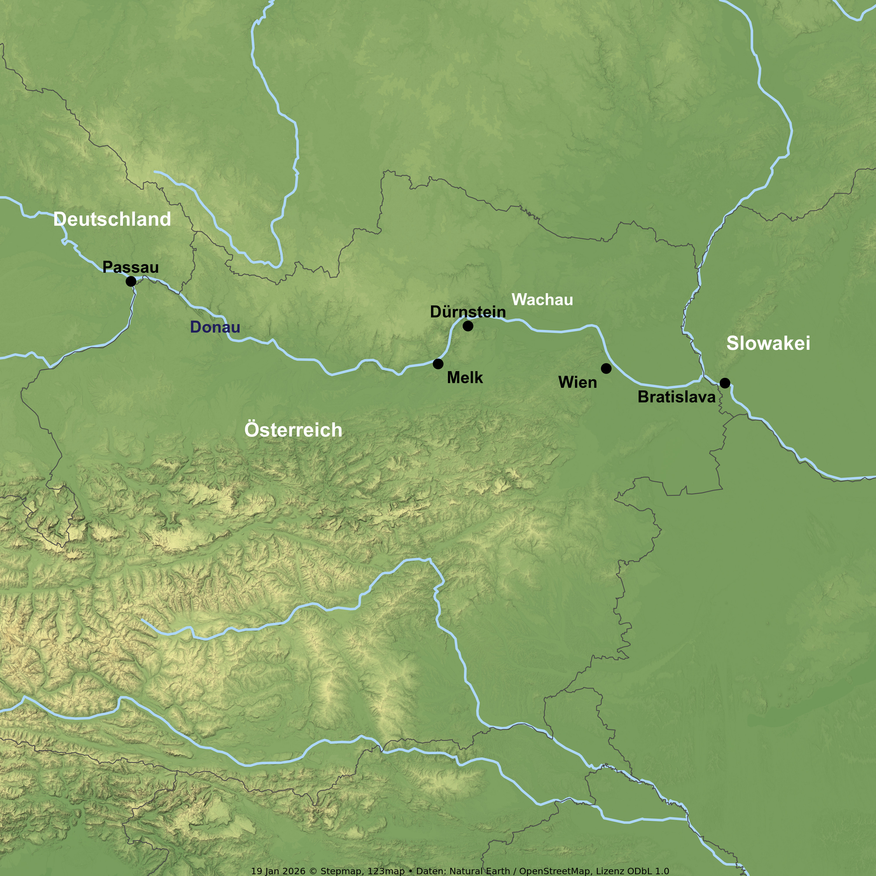 Adventskreuzfahrt mit A-ROSA MIA ab/an Passau