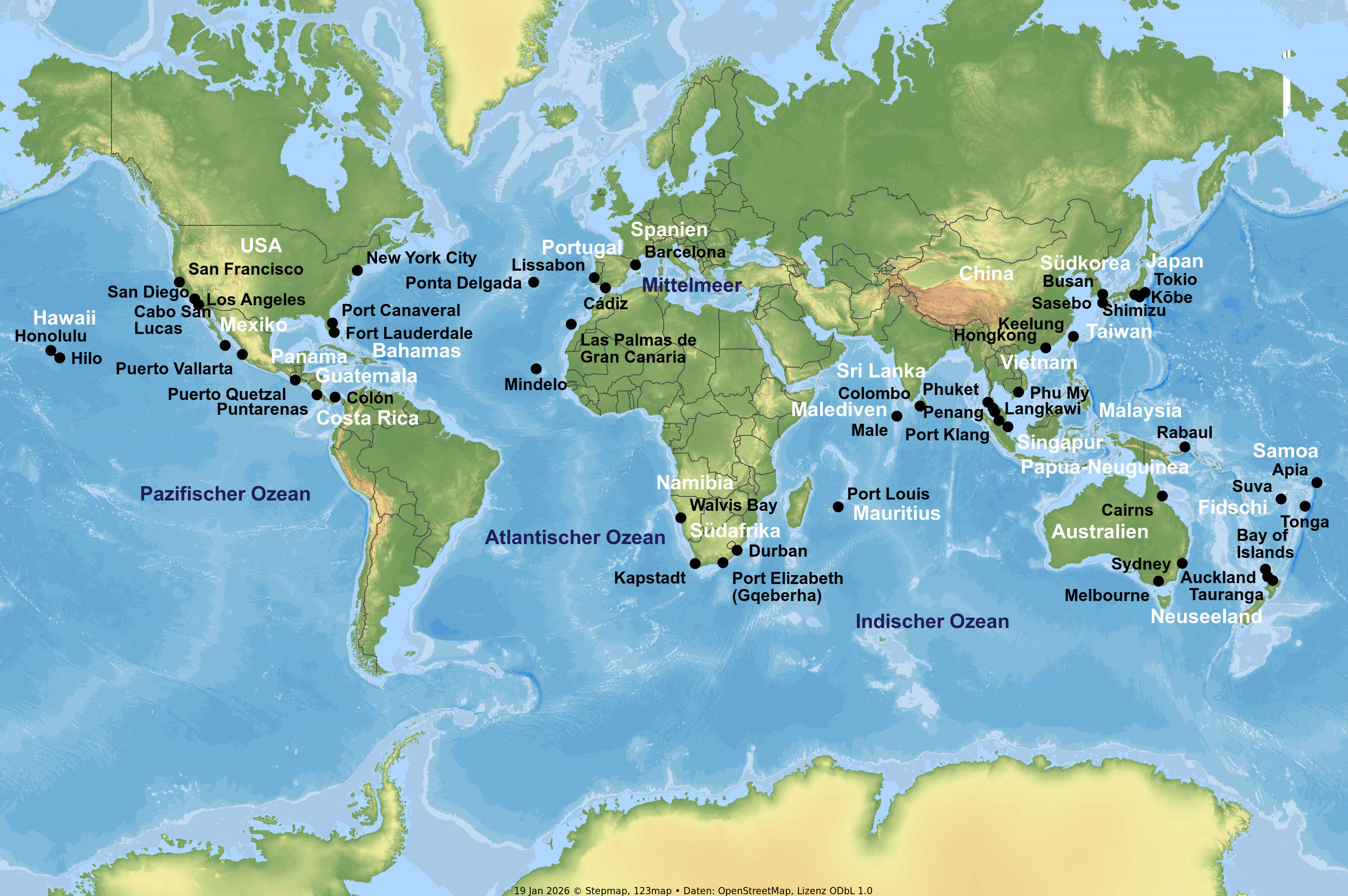 Kreuzfahrt mit Costa Deliziosa ab/an Barcelona inkl. Flüge ab/an Frankfurt