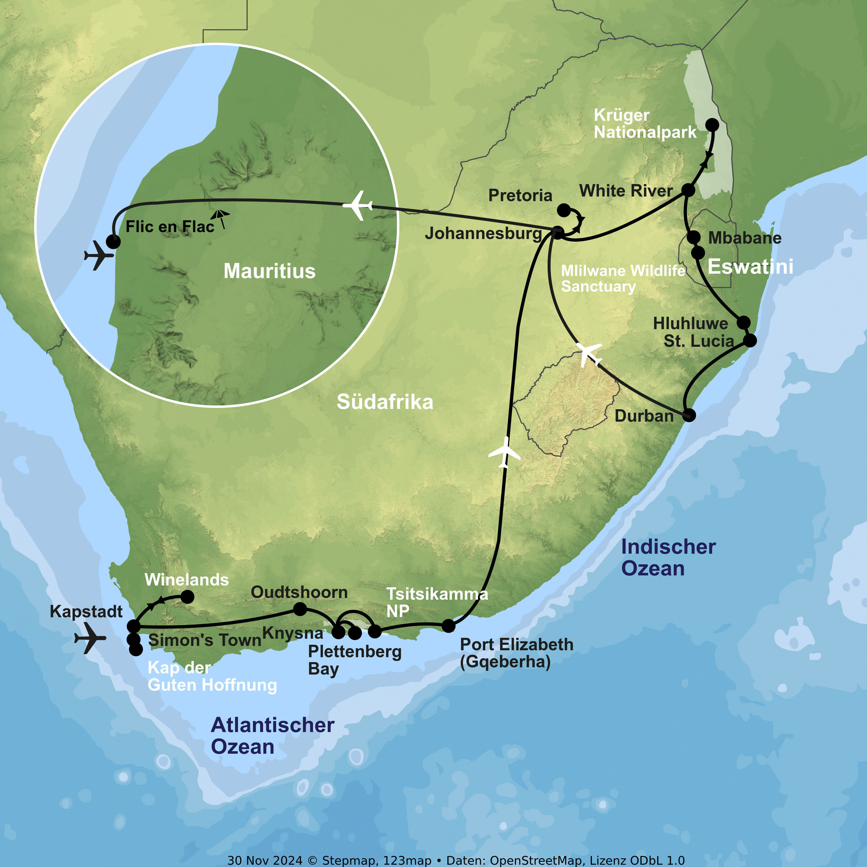 Vom Safari-Abenteuer ins Inselparadies
