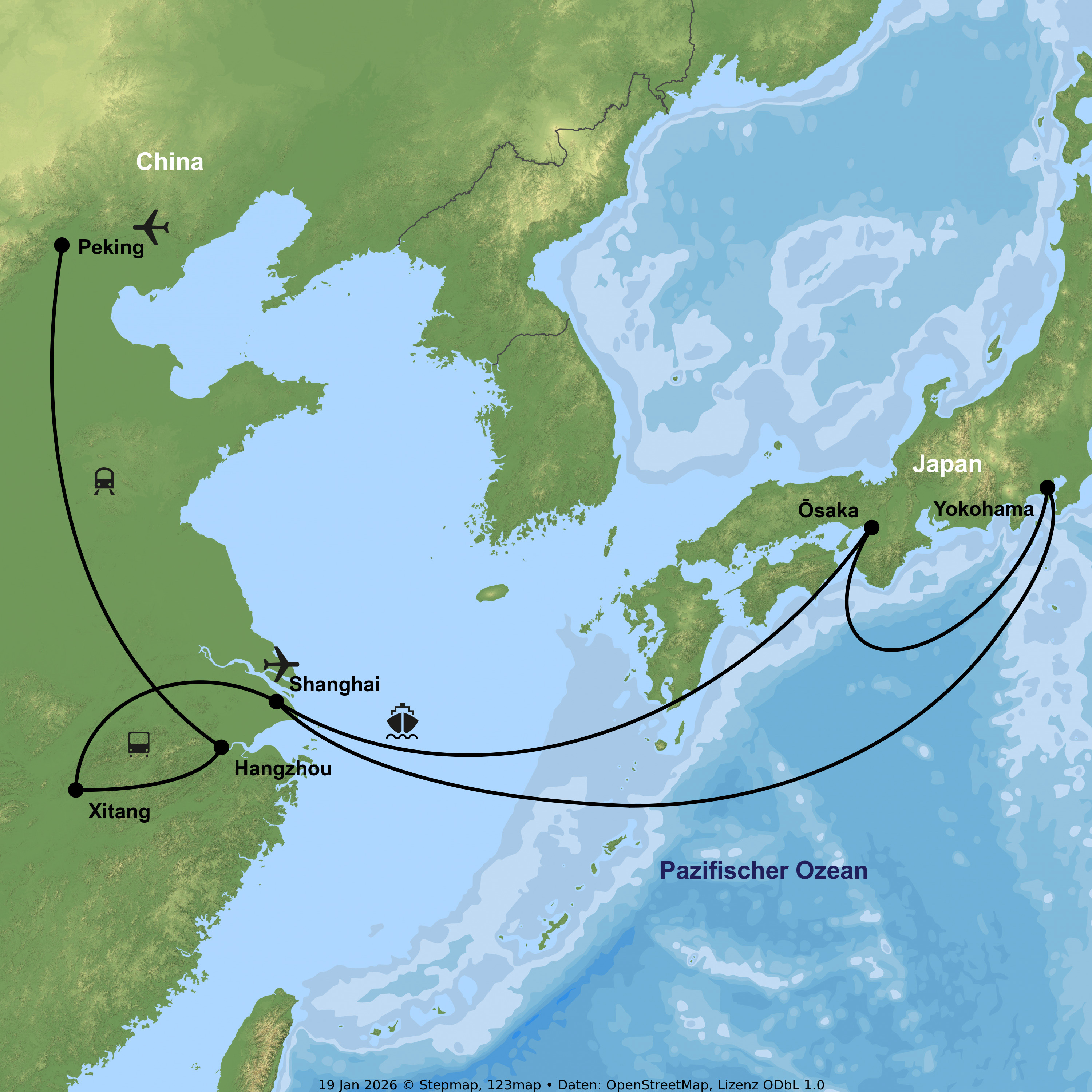 Kreuzfahrt mit der Spectrum of the Seas ab/an Shanghai inkl. China-Rundreise