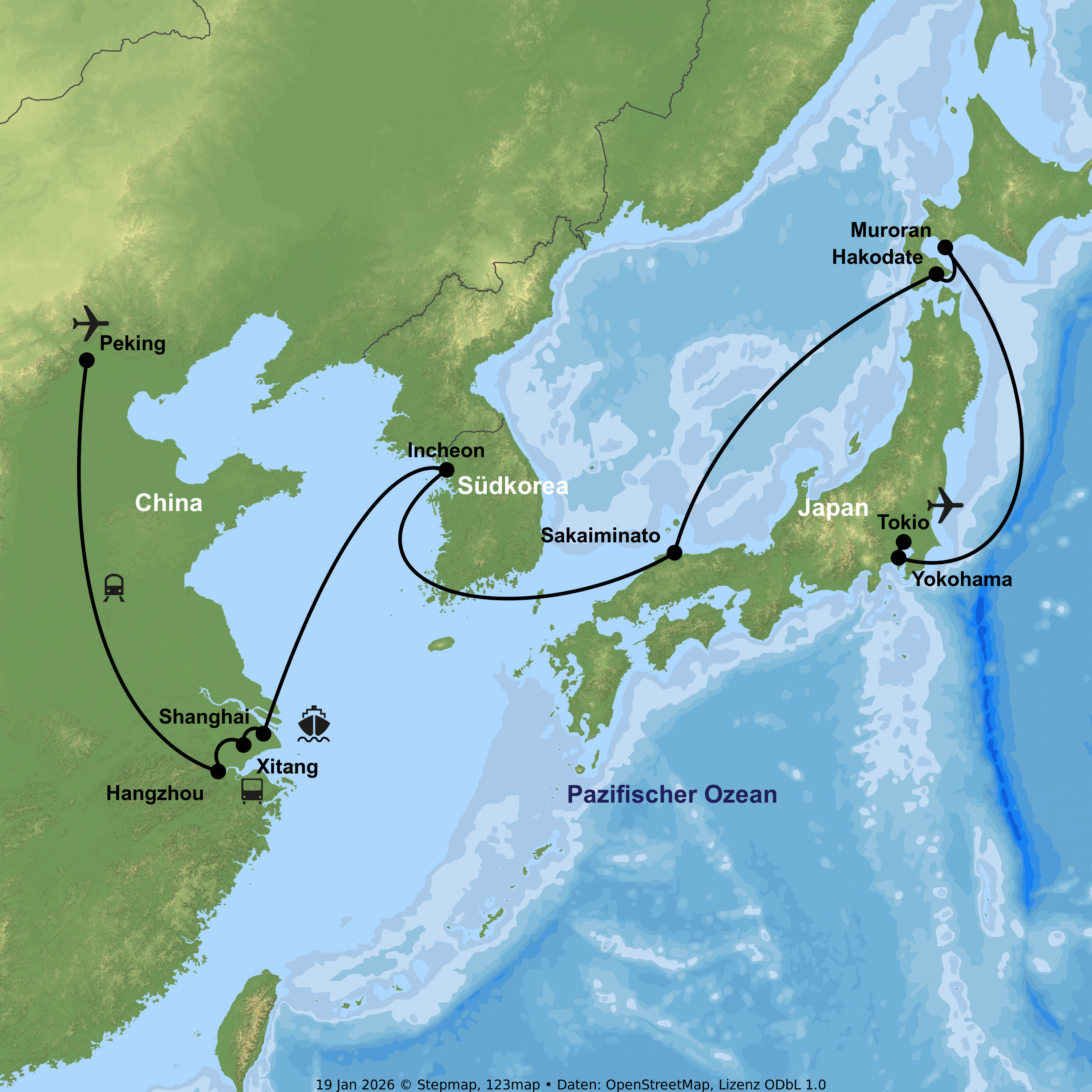 Kreuzfahrt mit der Spectrum of the Seas von Shanghai bis Yokohama inkl. China-Rundreise