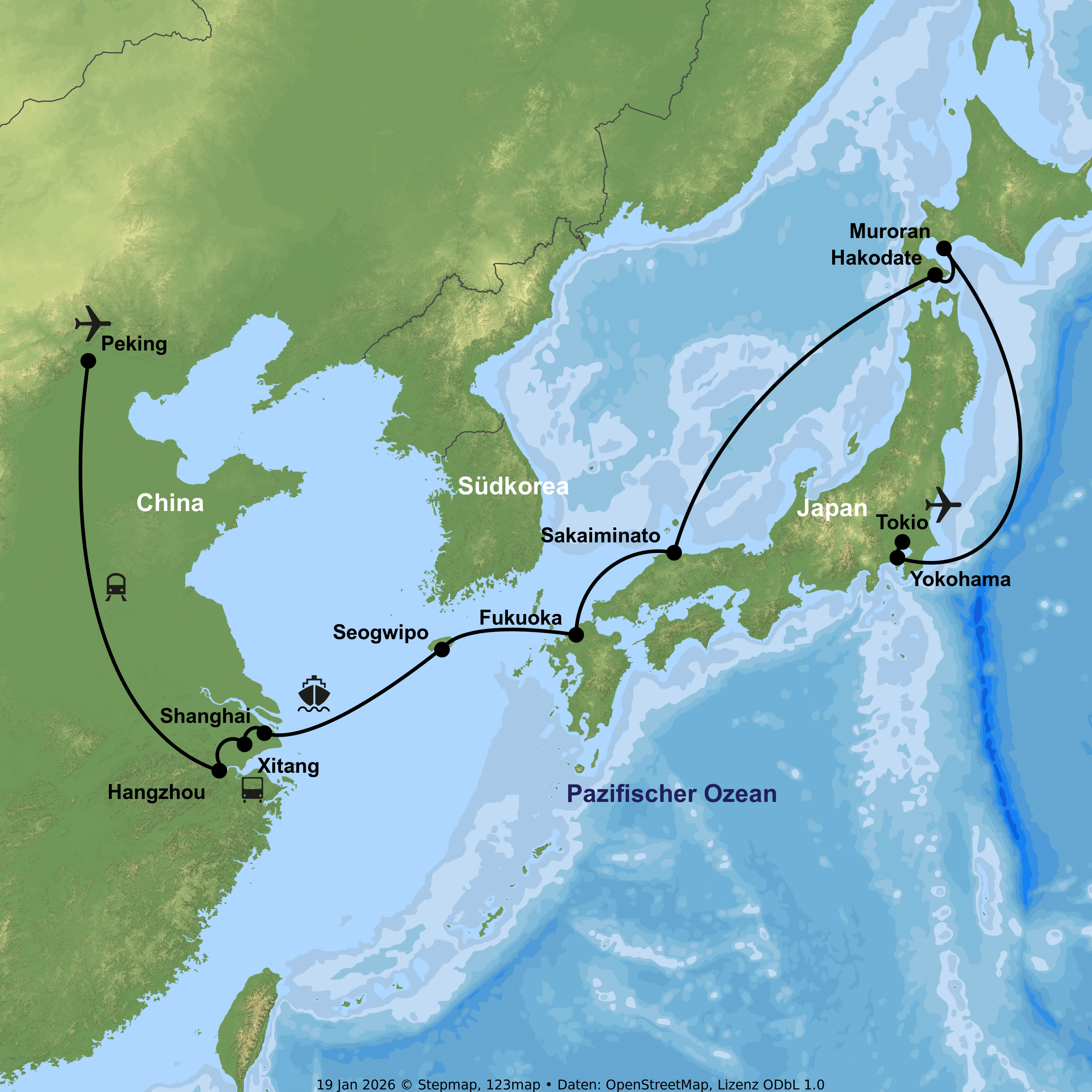 Kreuzfahrt mit der Spectrum of the Seas von Shanghai bis Yokohama inkl. China-Rundreise