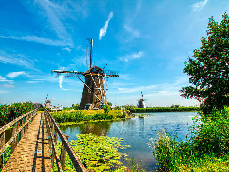 Niederlande - Südroute - Mit Rad & Schiff De Amsterdam ab/an Amsterdam