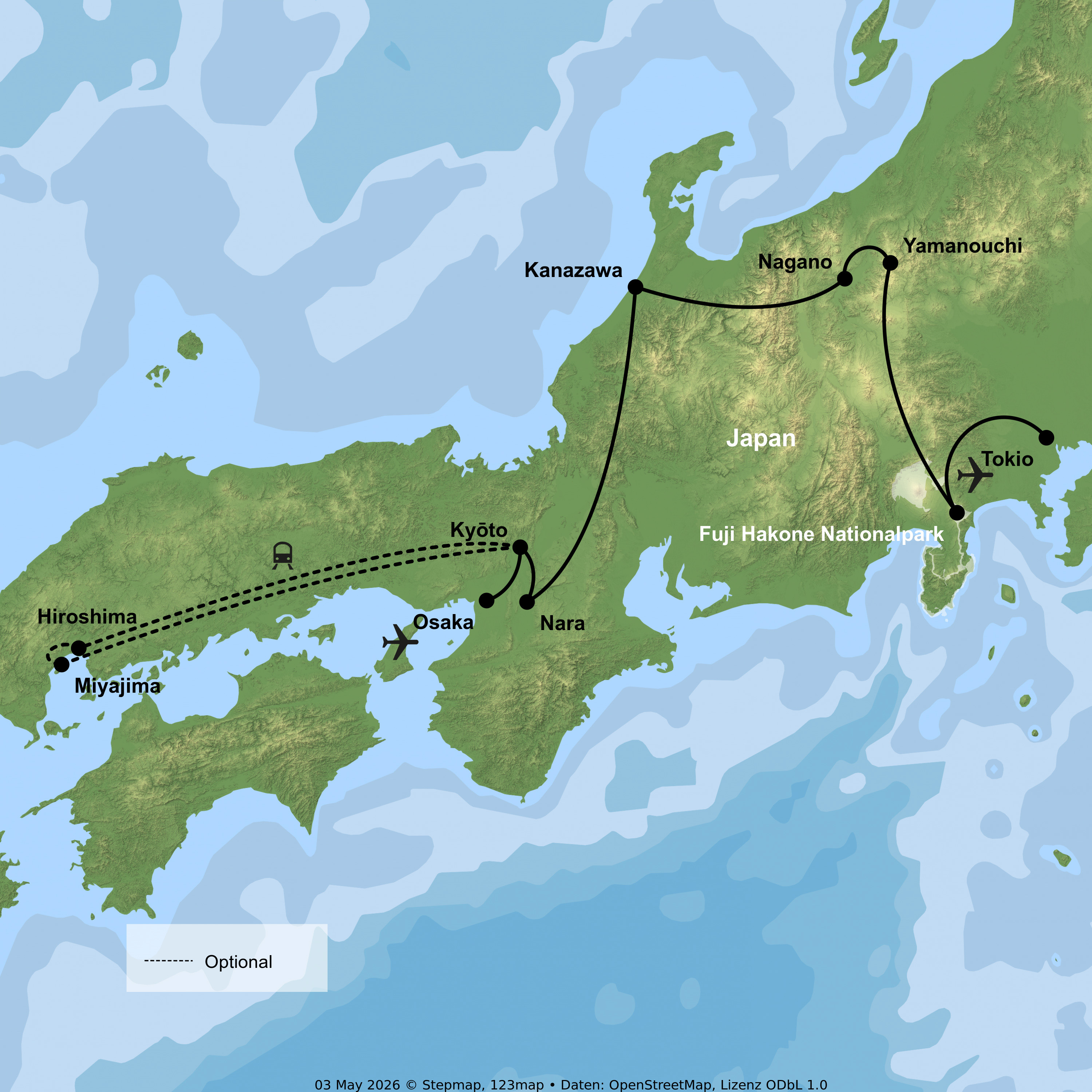 Zen-Gärten, Shinkansen und Fuji-Zauber