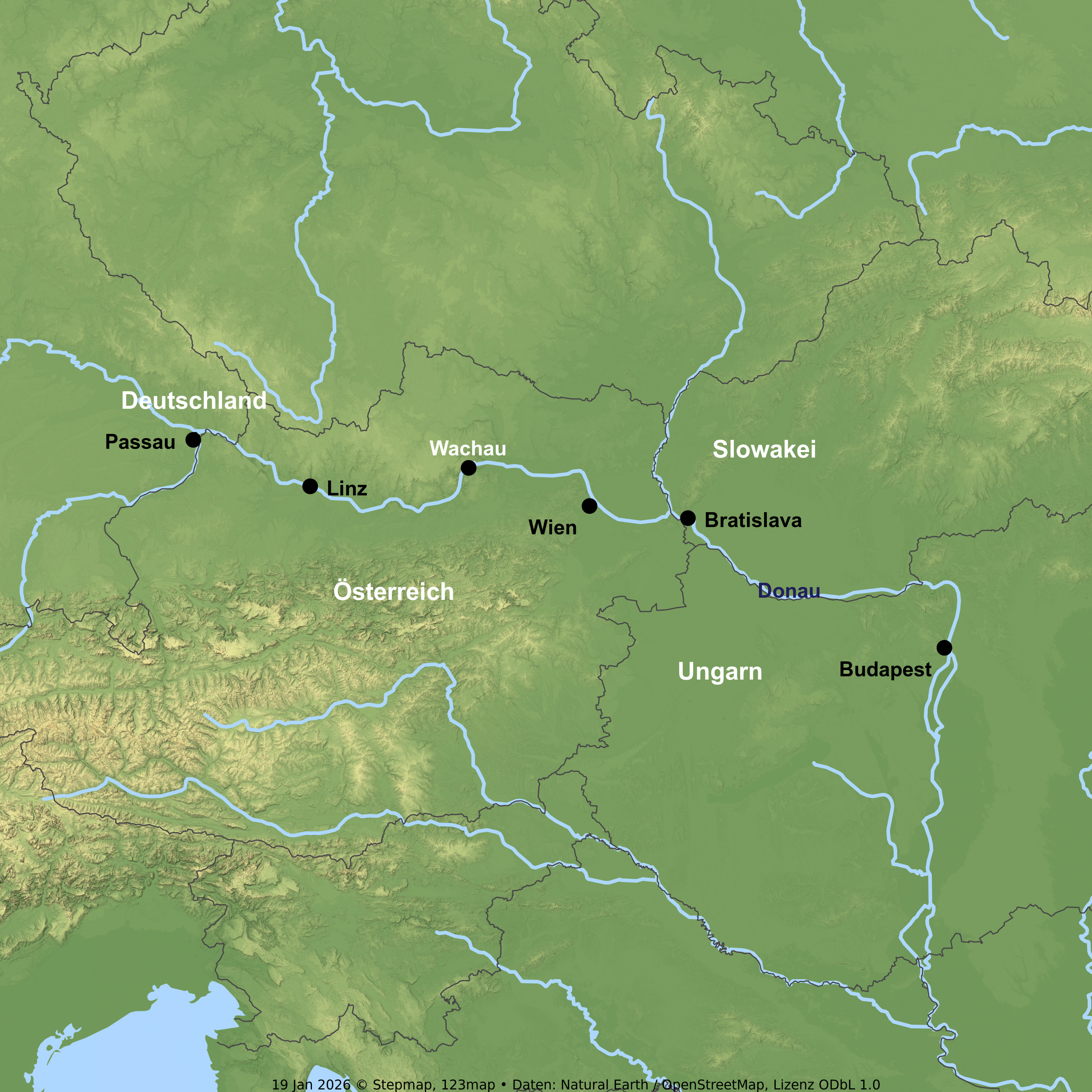 Flusskreuzfahrt mit der DCS Amethyst 1 ab/an Passau inkl. 1 Vorübernachtung