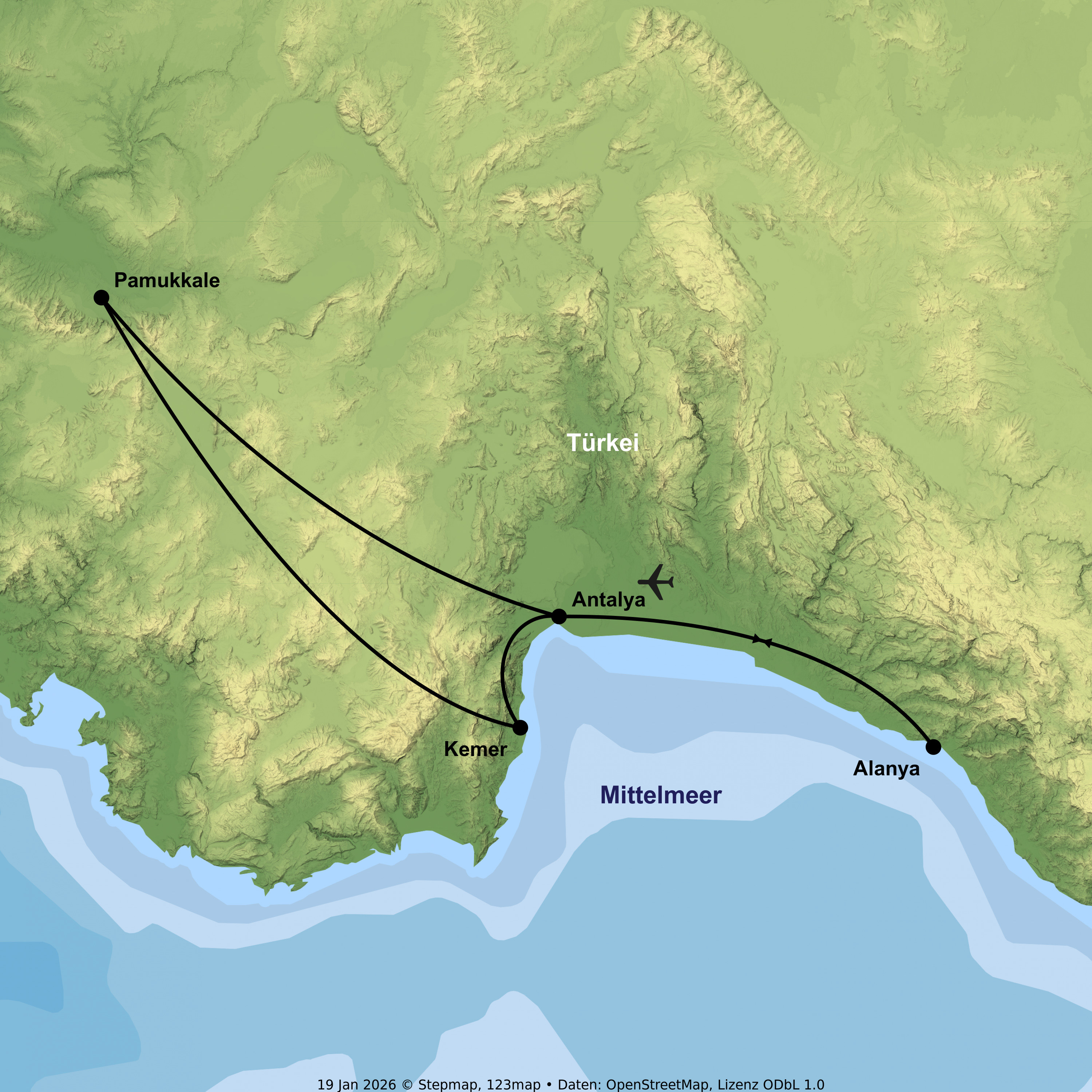 Antike Schätze und mediterrane Küsten