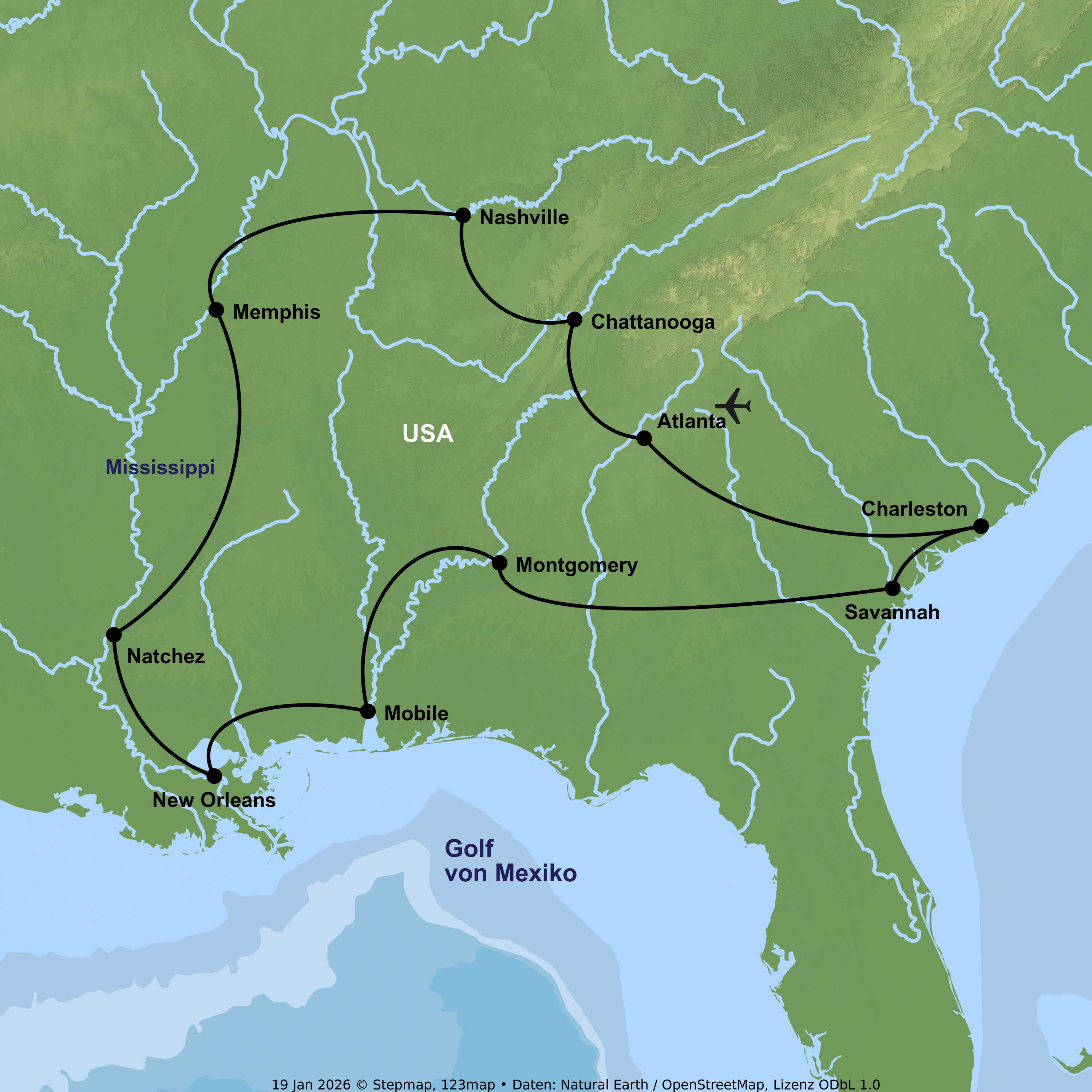 Mississippi, Blues und amerikanische Geschichte
