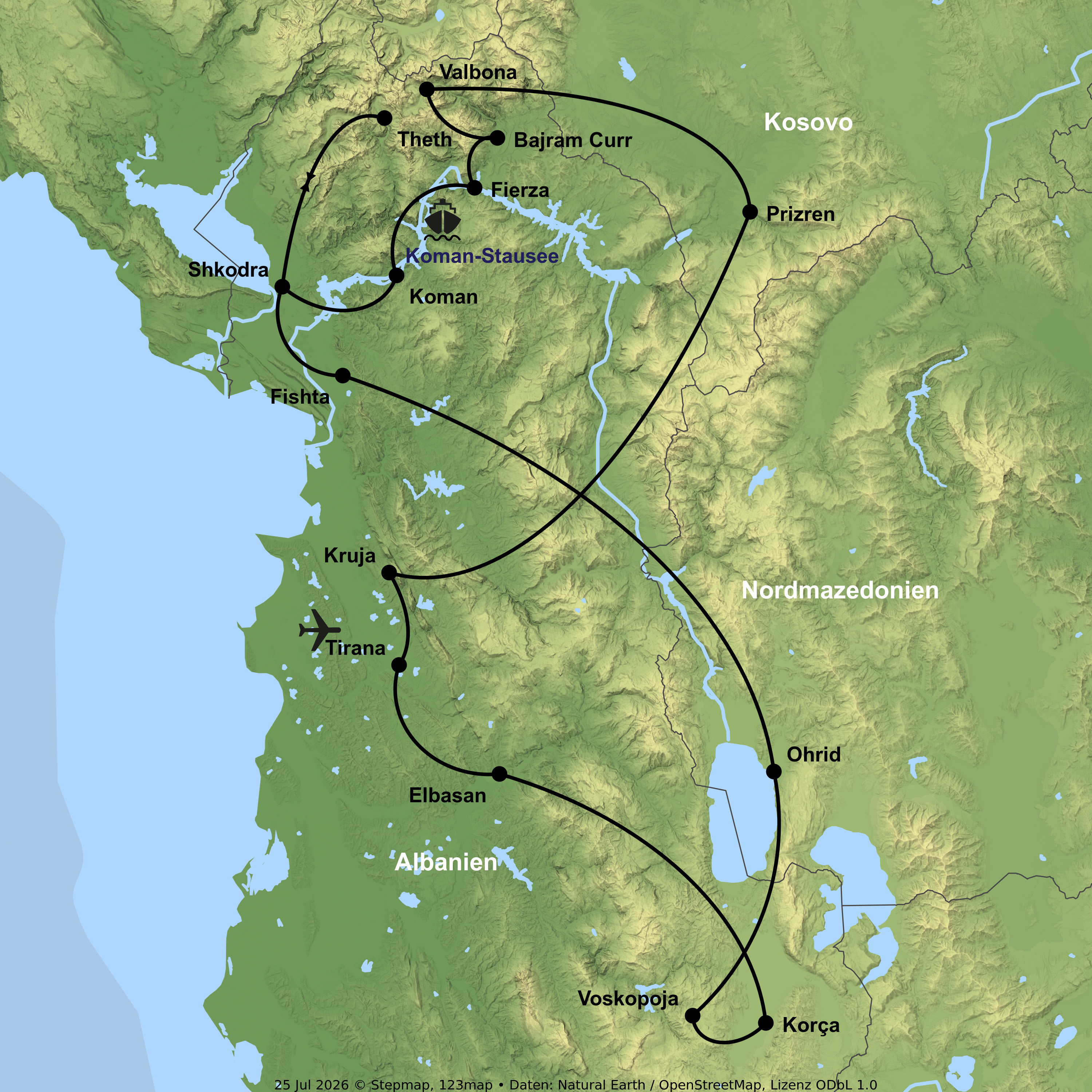 Auf historischen Wegen durch den Balkan